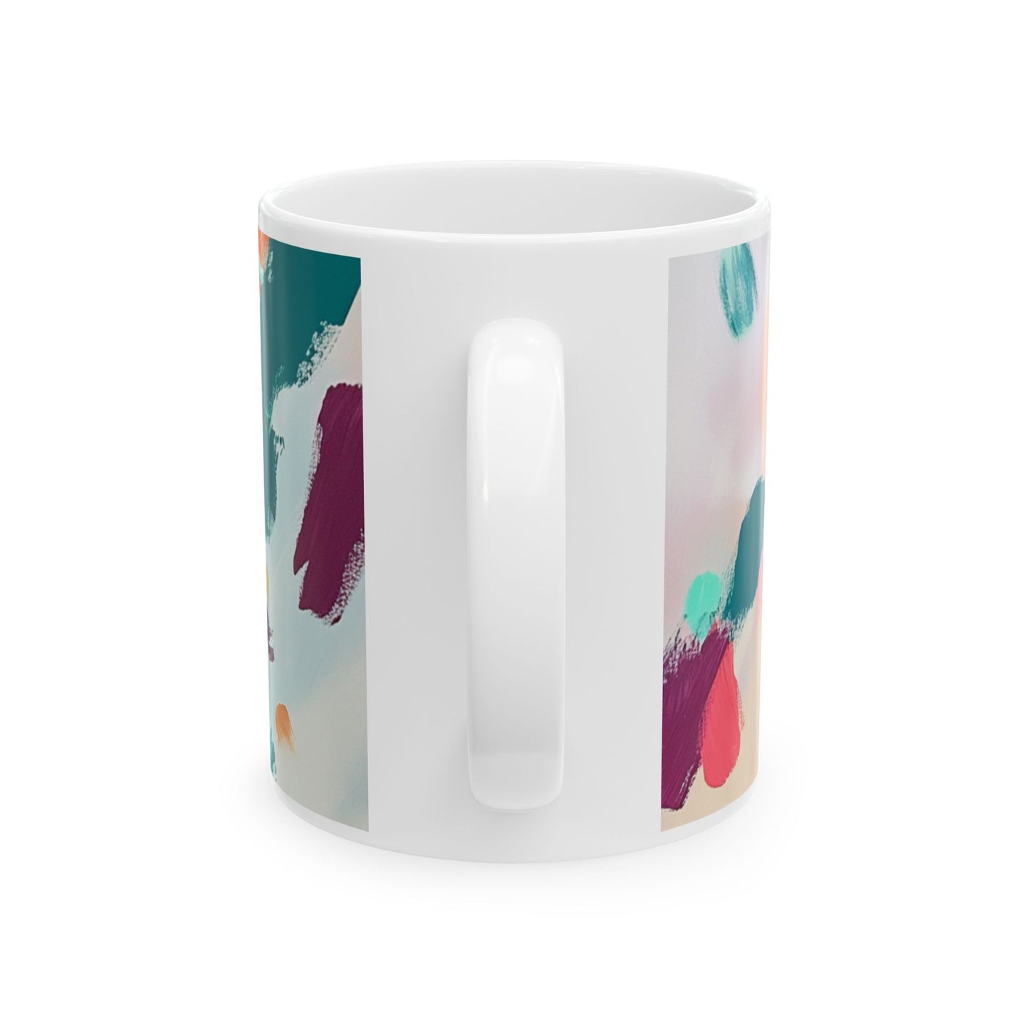 Bold Vibes Ceramic Mug - Colorful Art for Coffee & Tea Lovers
