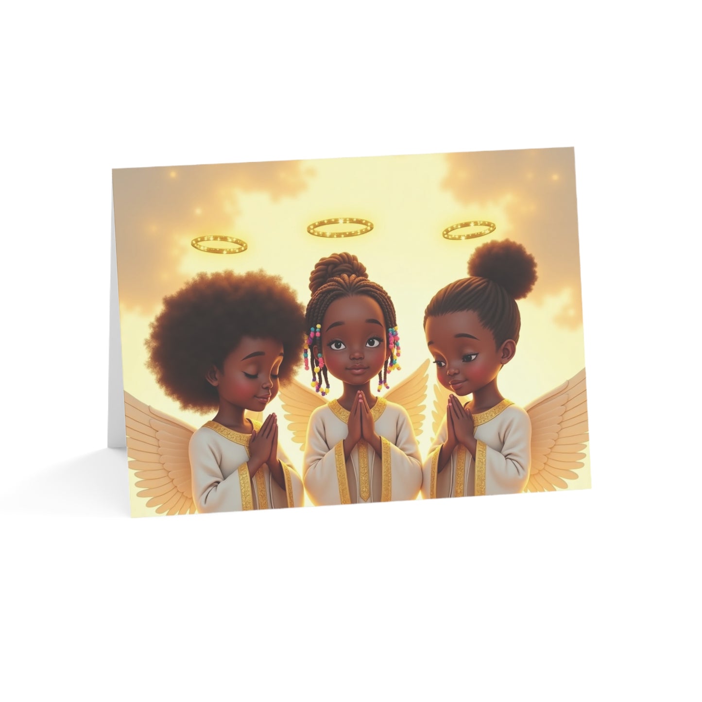 Heavenly Angel Greeting Card Set- Single or Bulk Packs (1, 10, 30, 50)