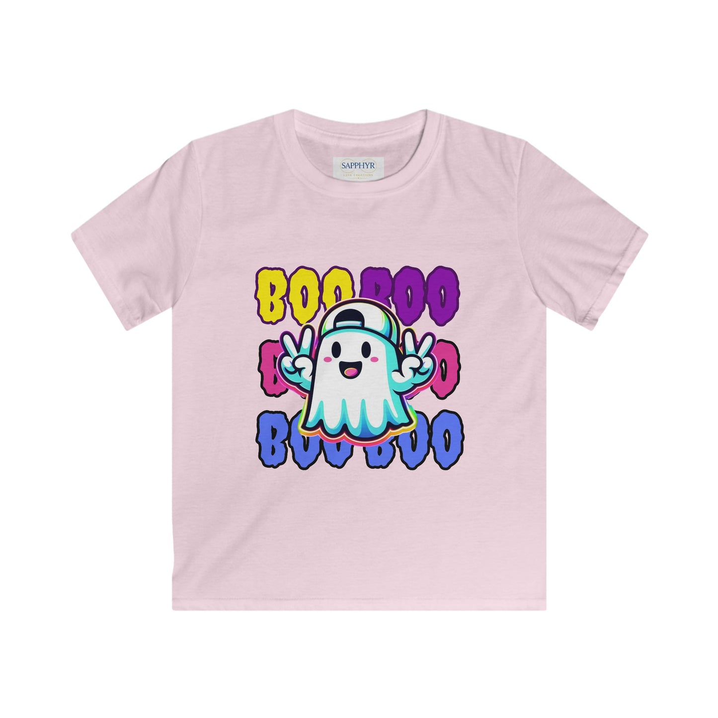 Adorable Ghost Kids Tee, Halloween, Boo, Cute Kids Clothing, Fun Ghost Shirt, Kids Ghost T-Shirt