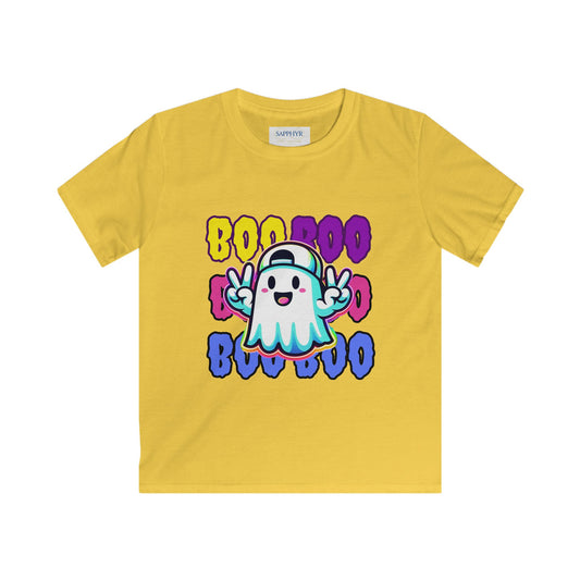 Adorable Ghost Kids Tee, Halloween, Boo, Cute Kids Clothing, Fun Ghost Shirt, Kids Ghost T-Shirt