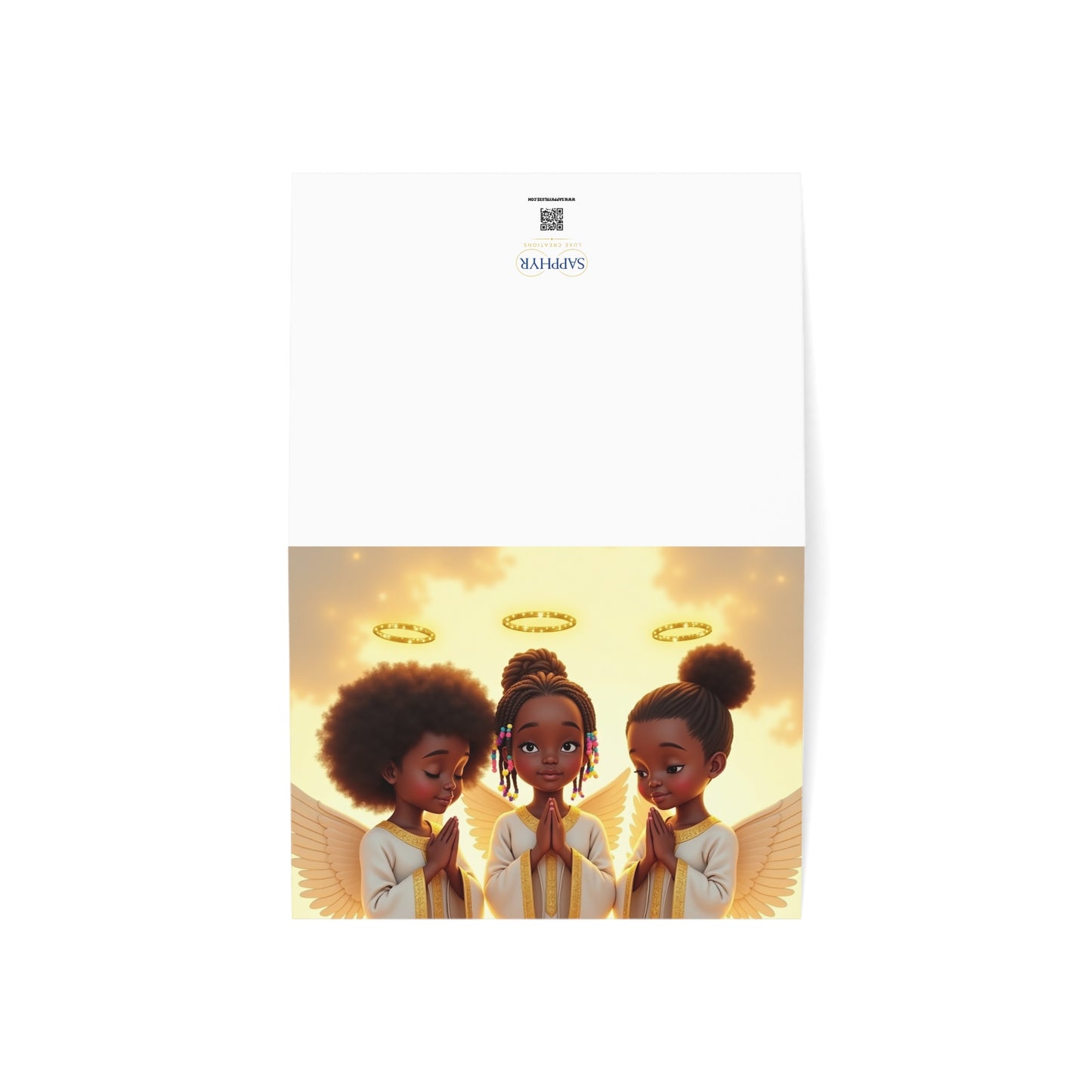 Heavenly Angel Greeting Card Set- Single or Bulk Packs (1, 10, 30, 50)