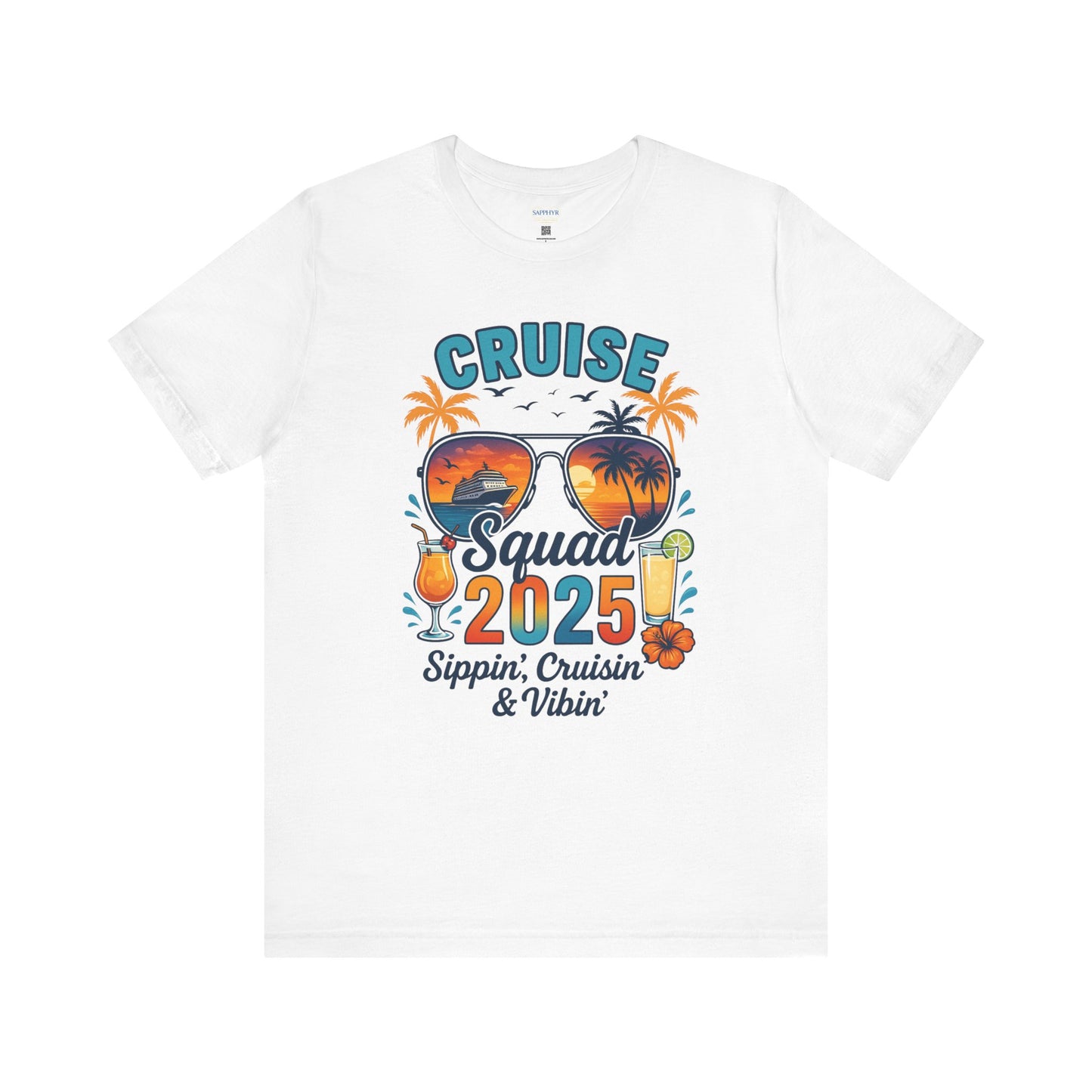 Cruise Squad 2025 Unisex Tee | Vacation Shirt, Summer Apparel, Travel T-Shirt, Beachwear, Family Cruise Shirt