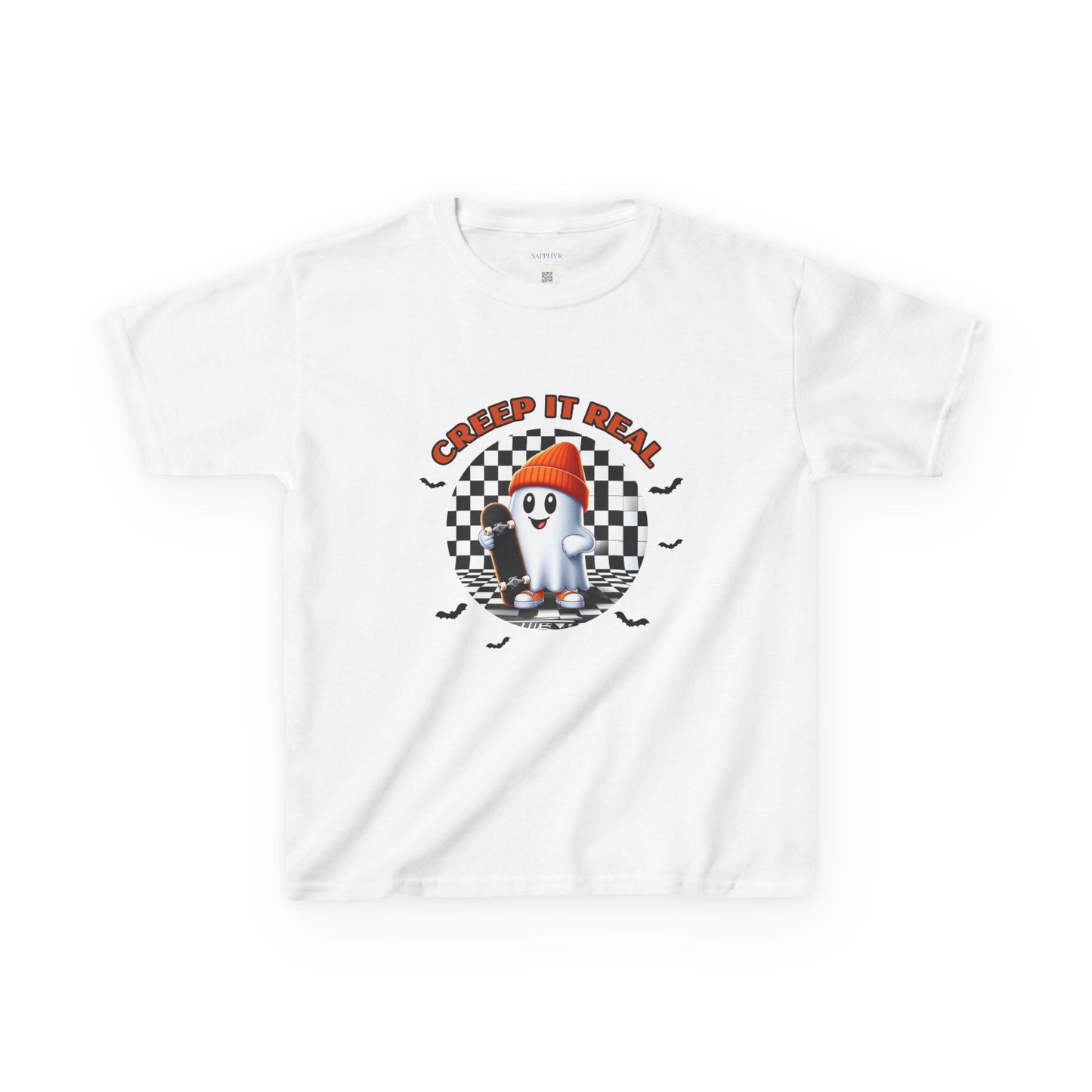 Creep It Real Kids Tee - Fun Graphic T-Shirt for Boys and Girls, Halloween Costume, Birthday Gift, Casual Wear, Party Theme