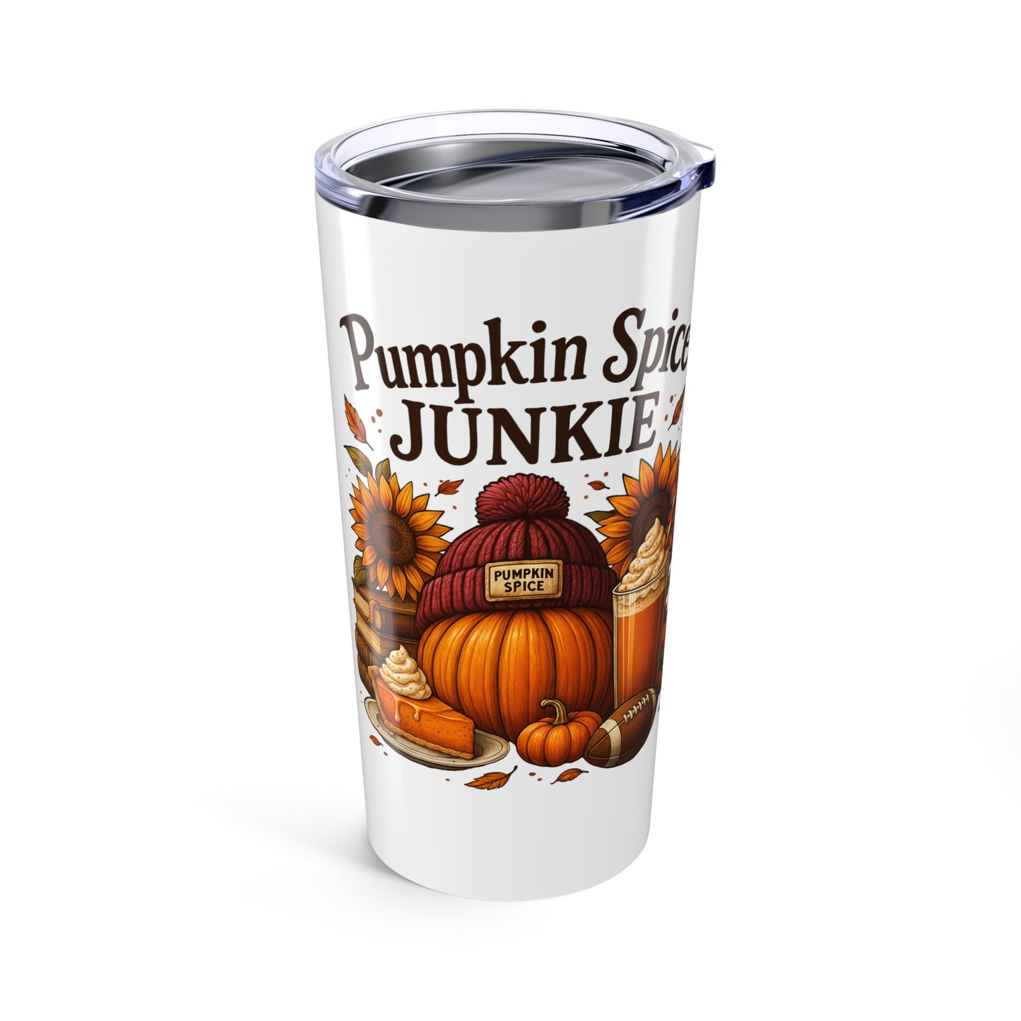 Pumpkin Spice Love Tumbler 20oz | Fall Coffee Mug | Seasonal Gift | Autumn Vibes | Perfect for Coffee Lovers | Thanksgiving Decor