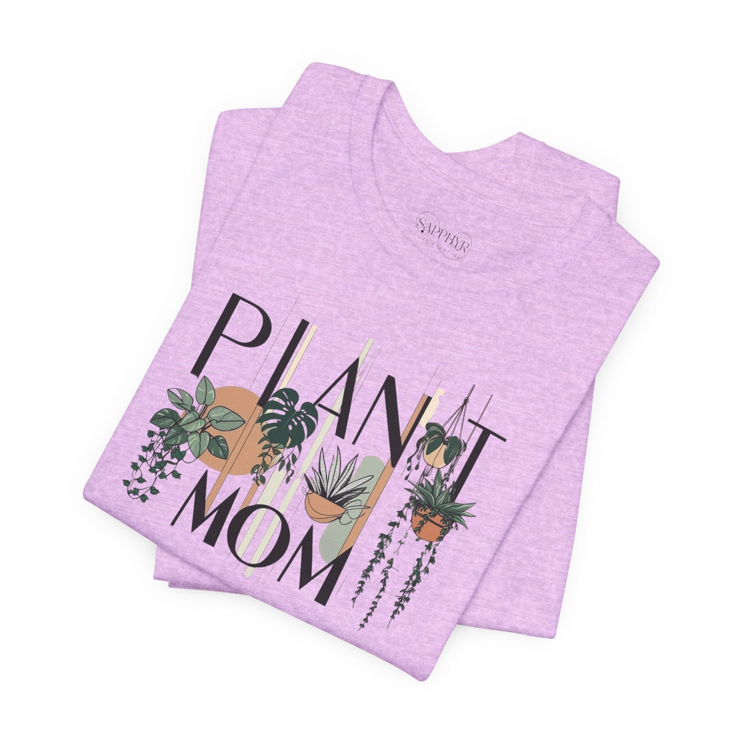 Plant Mom Unisex Jersey Tee - Cute Botanical Shirt for Plant Lovers