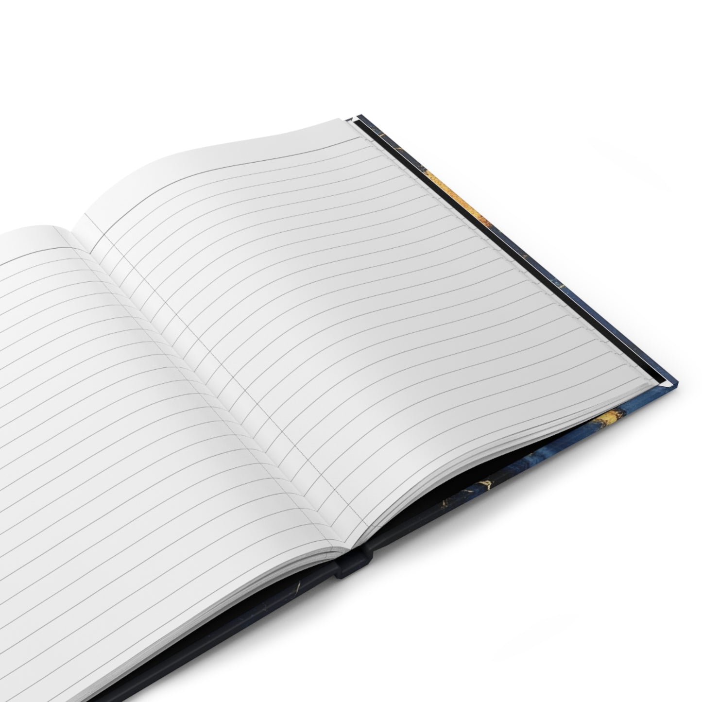 Elegant Navy and Gold Hardcover Journal | Perfect Gift for Writers and Students