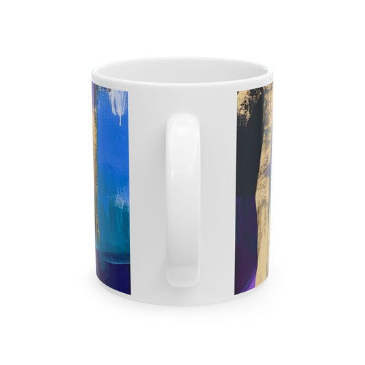 Vibrant Abstract Art Ceramic Mug - 11oz & 15oz