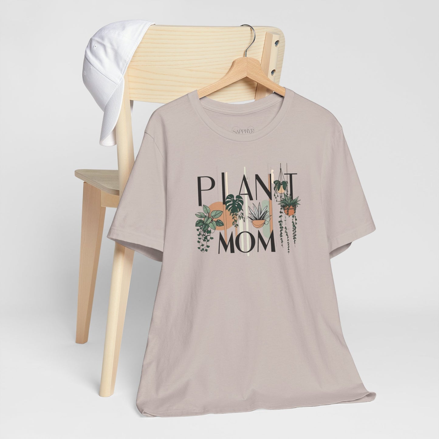 Plant Mom Unisex Jersey Tee - Cute Botanical Shirt for Plant Lovers