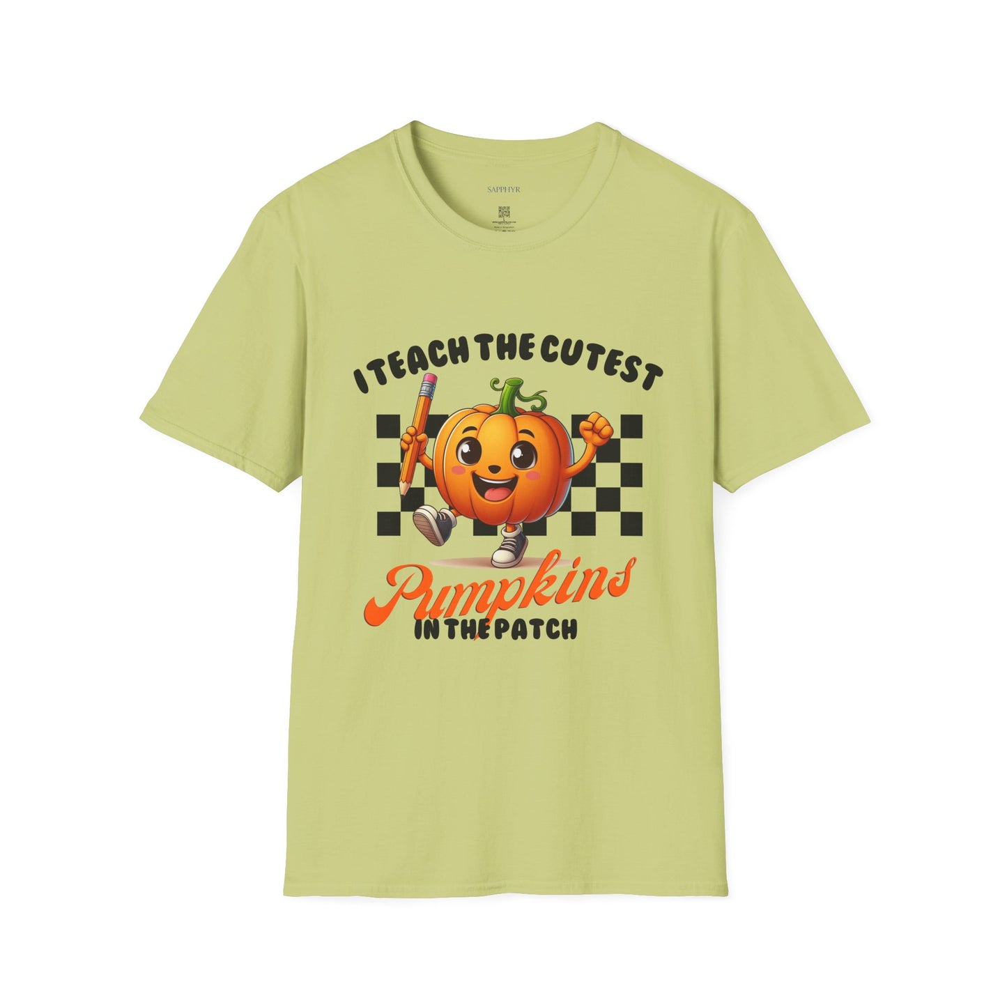 Pumpkin Teacher T-Shirt, Fall Apparel, Autumn Vibes, Halloween Gift, Cute Teacher Shirt, Back to School Tee