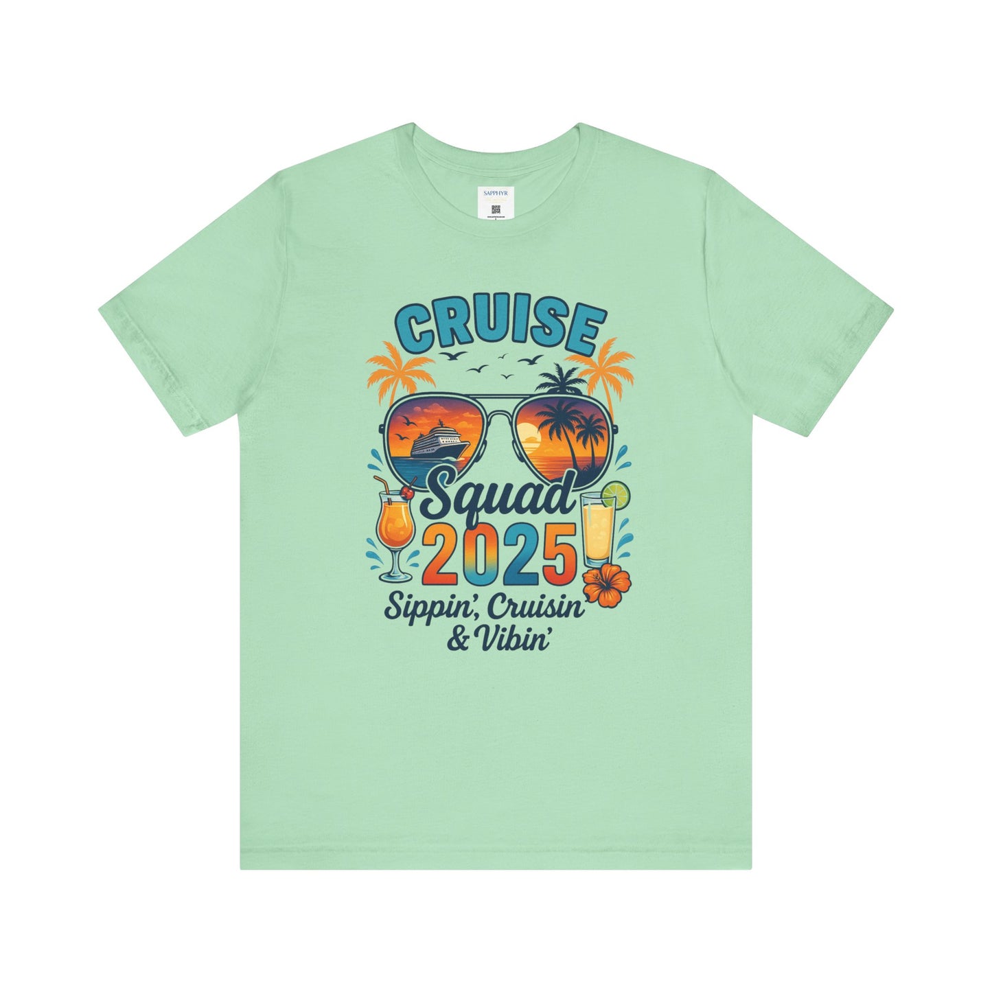 Cruise Squad 2025 Unisex Tee | Vacation Shirt, Summer Apparel, Travel T-Shirt, Beachwear, Family Cruise Shirt