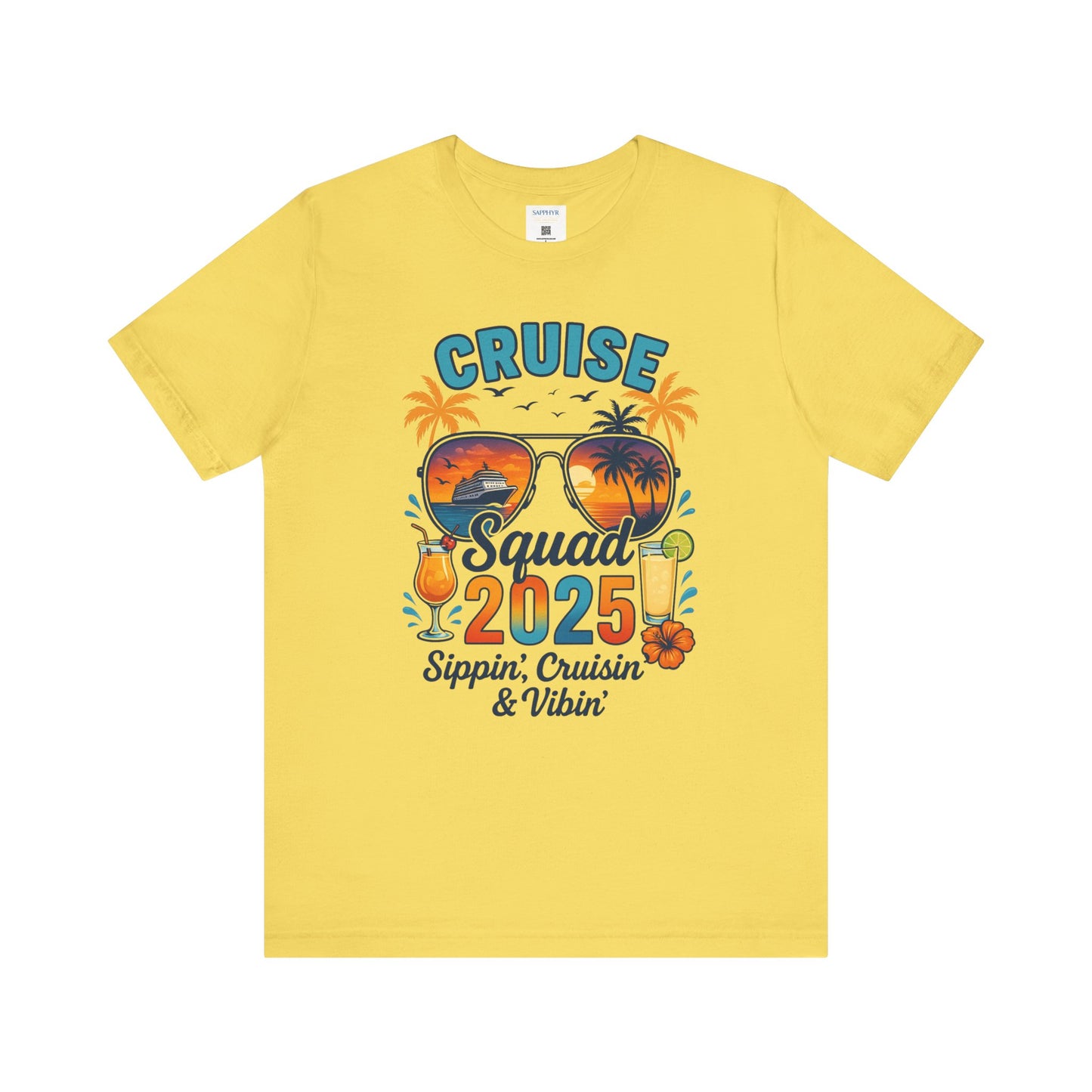 Cruise Squad 2025 Unisex Tee | Vacation Shirt, Summer Apparel, Travel T-Shirt, Beachwear, Family Cruise Shirt