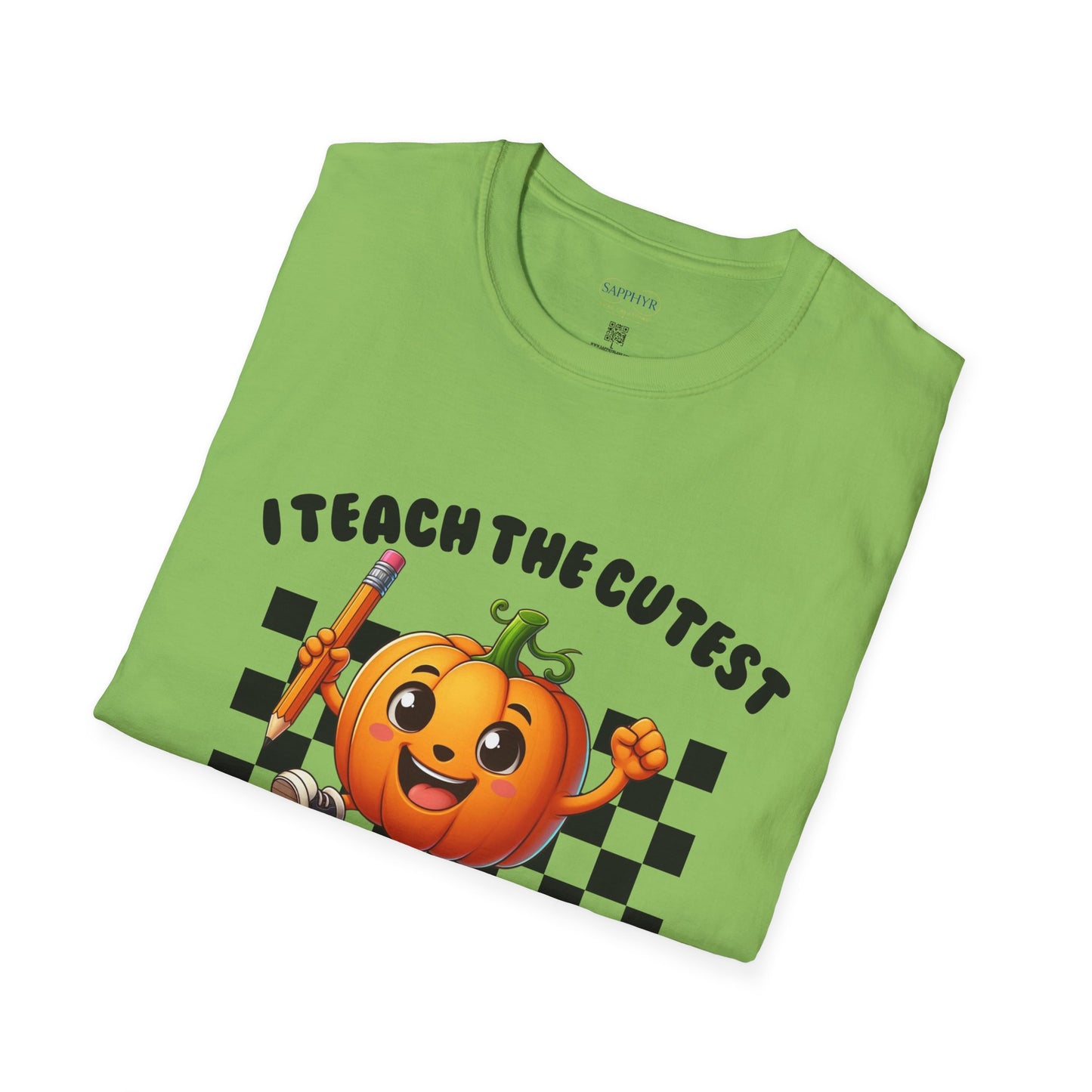 Pumpkin Teacher T-Shirt, Fall Apparel, Autumn Vibes, Halloween Gift, Cute Teacher Shirt, Back to School Tee