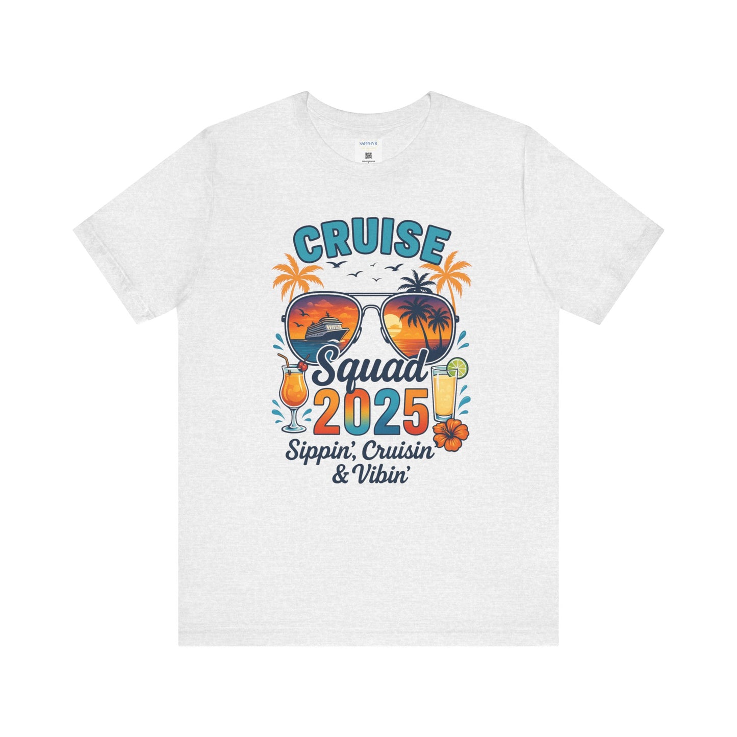 Cruise Squad 2025 Unisex Tee | Vacation Shirt, Summer Apparel, Travel T-Shirt, Beachwear, Family Cruise Shirt