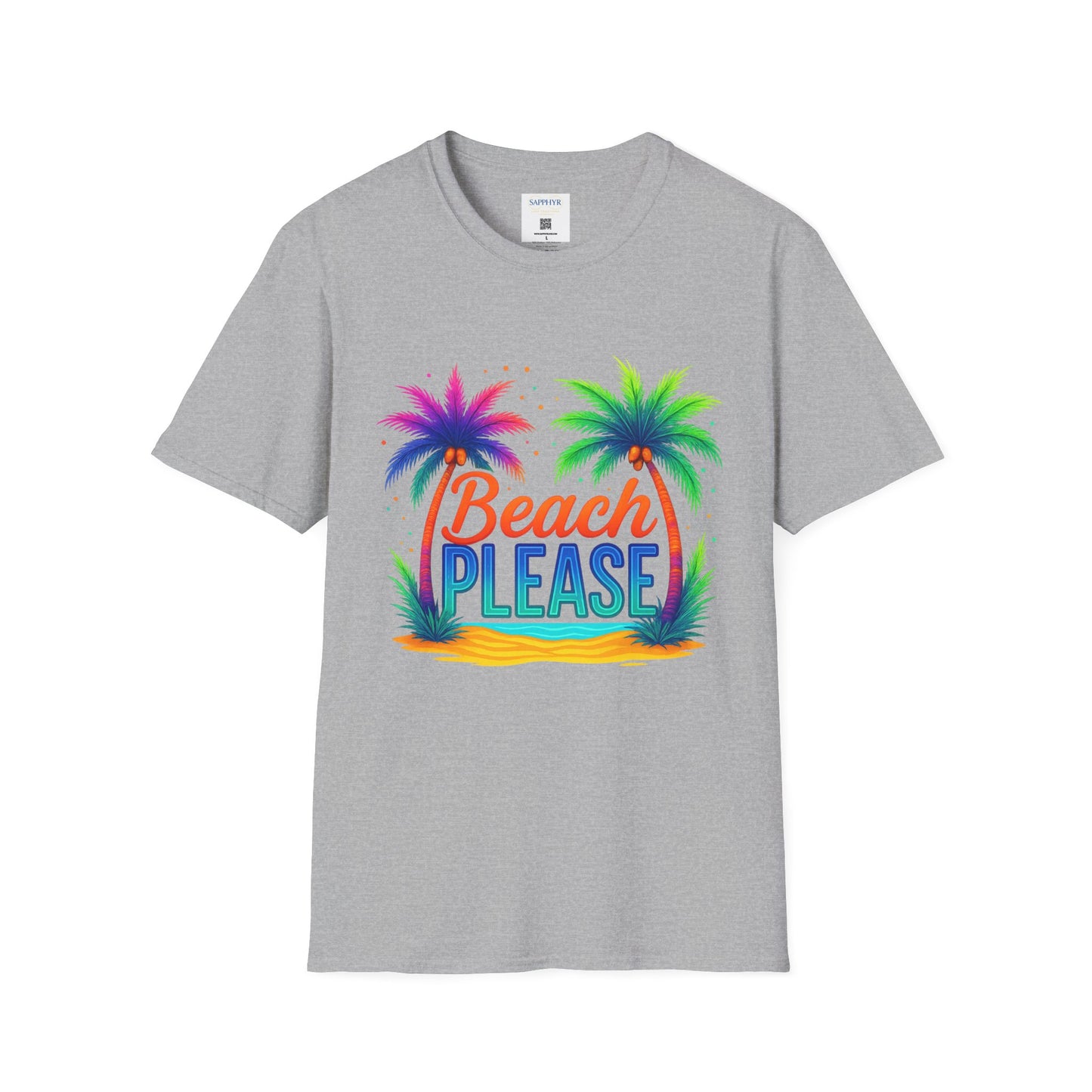 Beach Please Unisex T-Shirt | Vacation Vibes Tee | Summer Casual Wear | Perfect for Beach Days, Gift for Travel Lovers, Fun Apparel