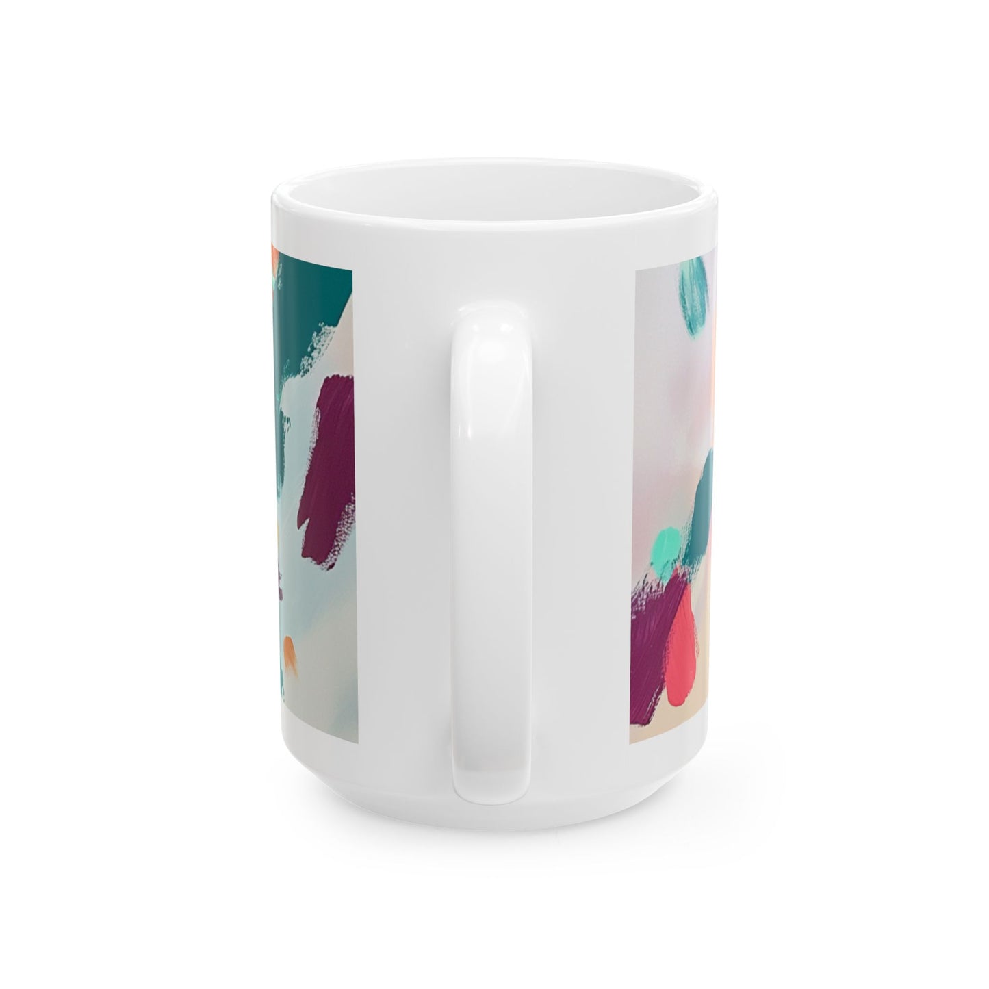 Bold Vibes Ceramic Mug - Colorful Art for Coffee & Tea Lovers