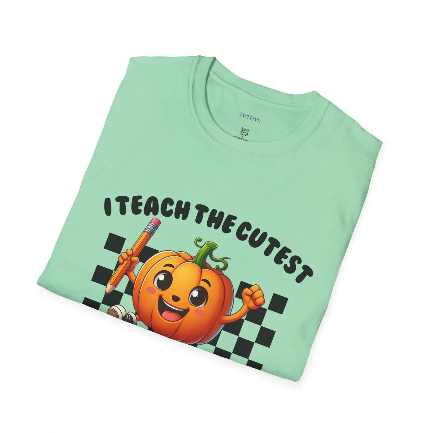 Pumpkin Teacher T-Shirt, Fall Apparel, Autumn Vibes, Halloween Gift, Cute Teacher Shirt, Back to School Tee