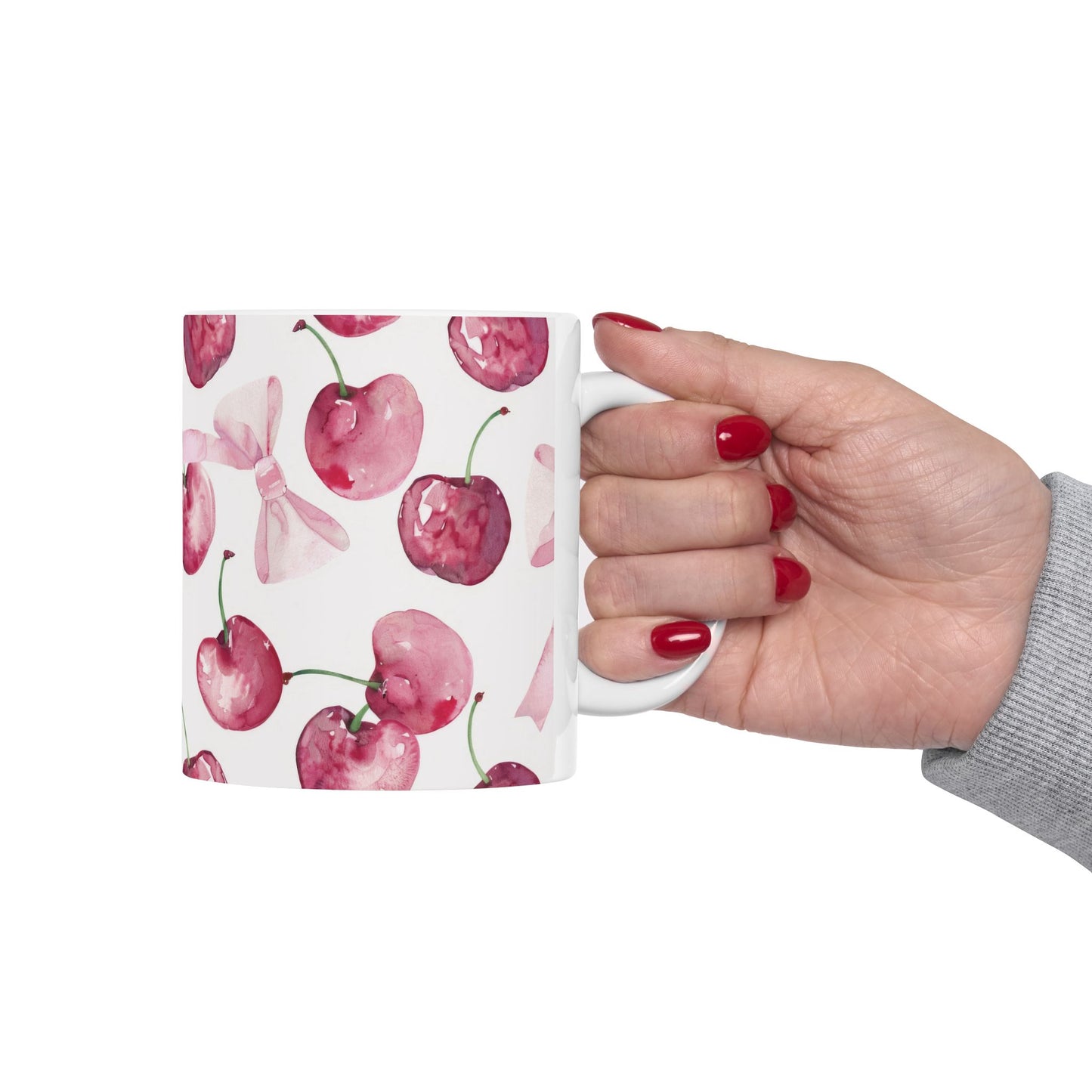 Cherry Blossom Ceramic Mug - 11oz & 15oz Tea/Coffee Cup