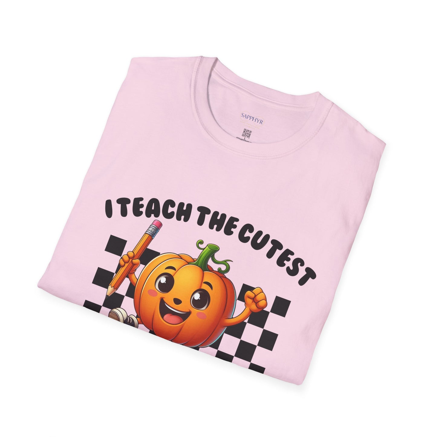 Pumpkin Teacher T-Shirt, Fall Apparel, Autumn Vibes, Halloween Gift, Cute Teacher Shirt, Back to School Tee