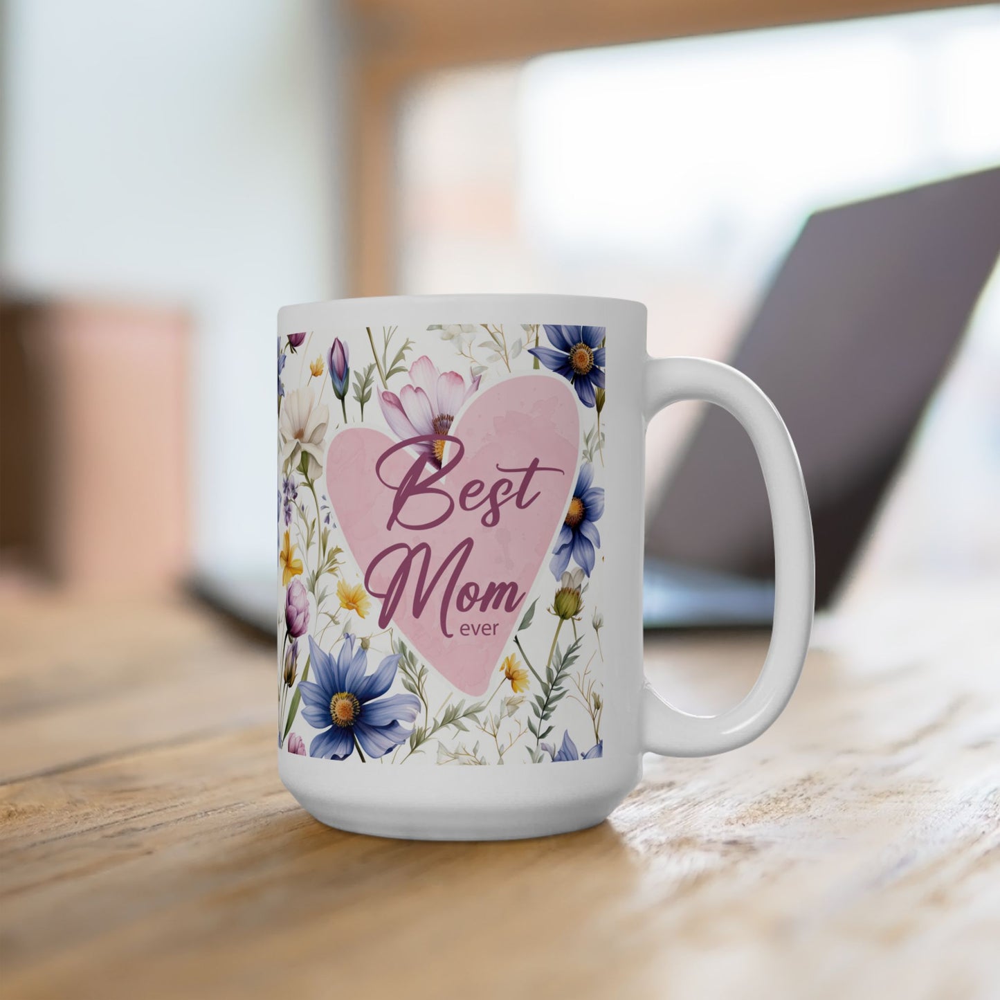 Floral Heart Ceramic Mug | Perfect Gift for Friends & Loved Ones