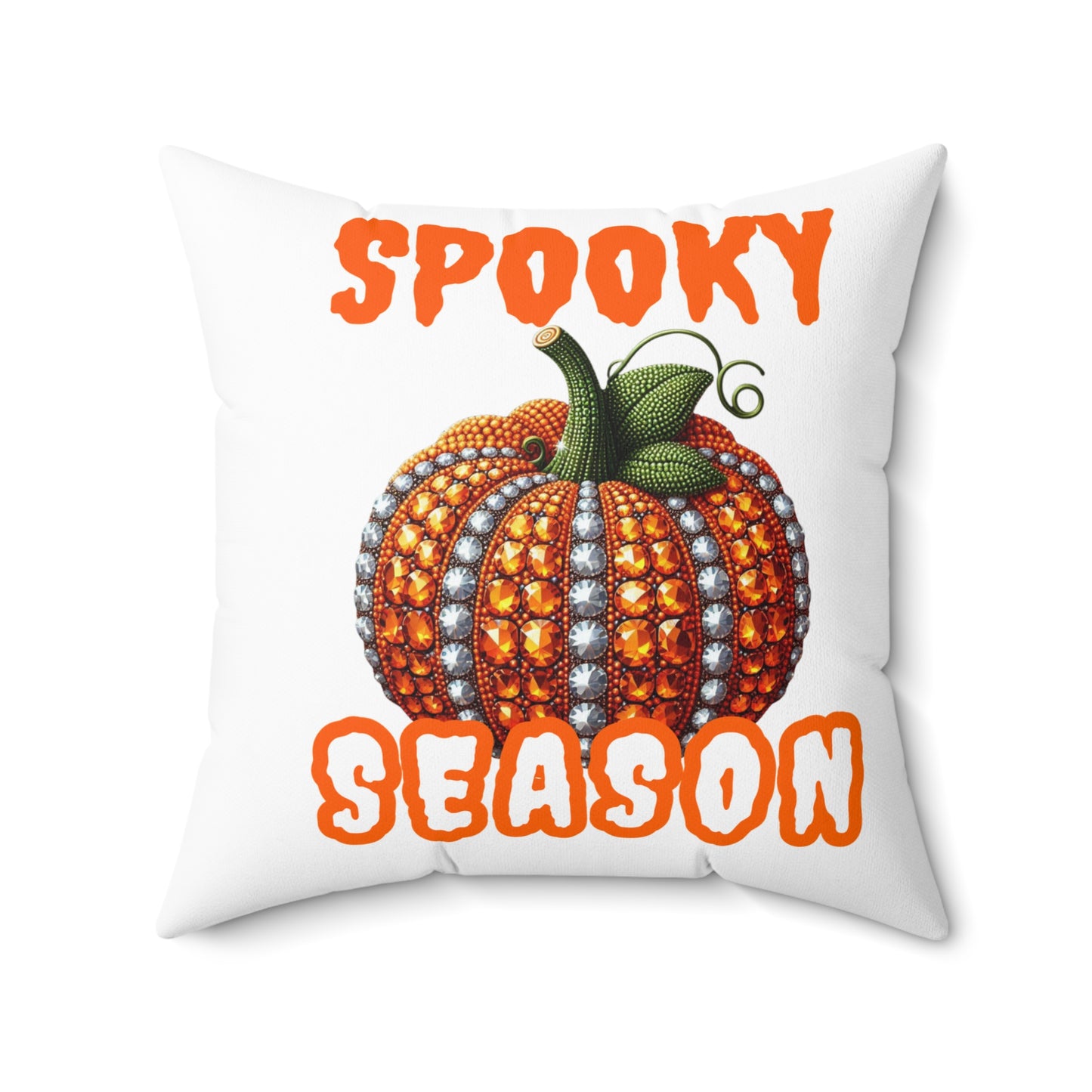 Halloween Decorative Pillow, Spooky Season Cushion, Fall Home Decor, Pumpkin Throw Pillow, Holiday Gift Idea