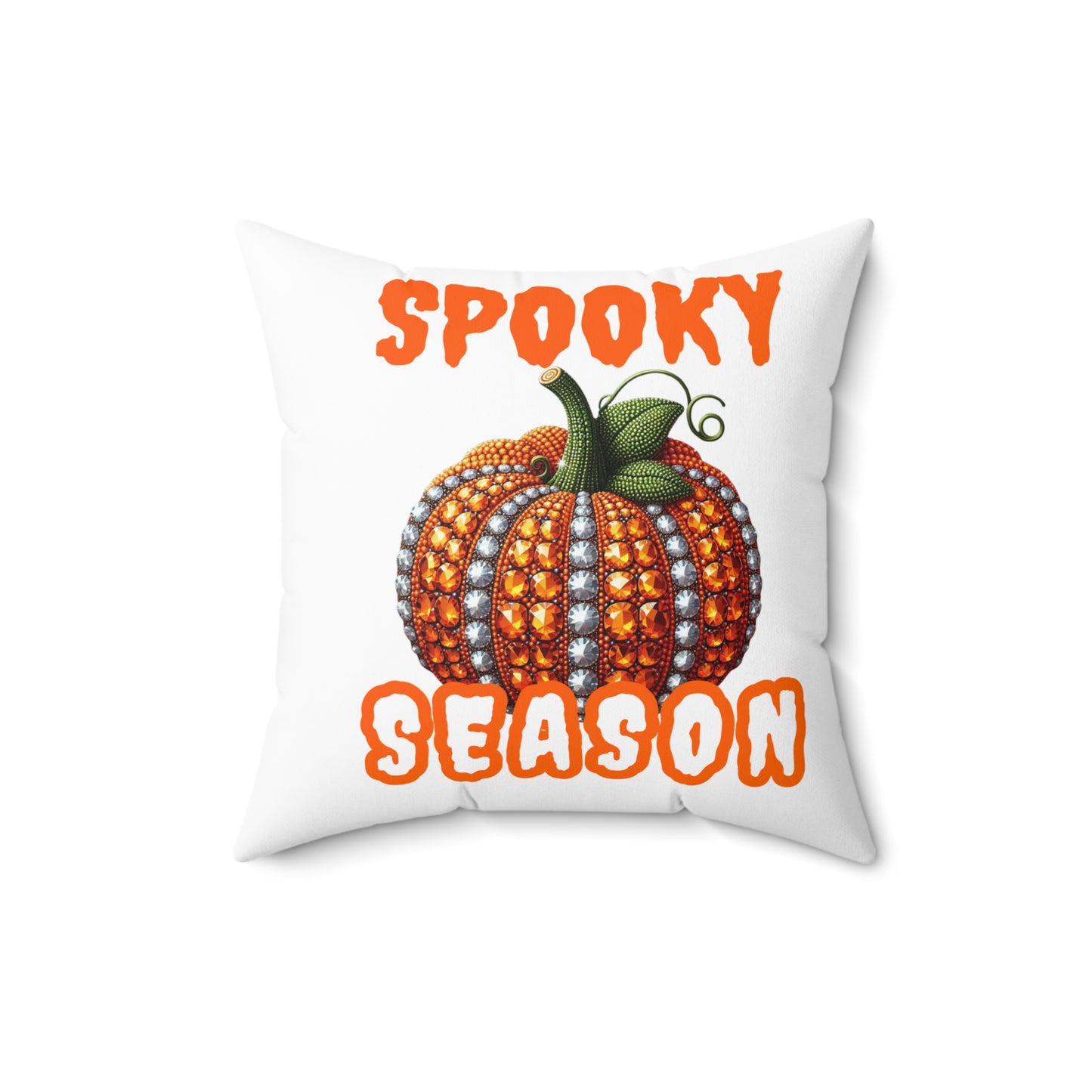 Halloween Decorative Pillow, Spooky Season Cushion, Fall Home Decor, Pumpkin Throw Pillow, Holiday Gift Idea