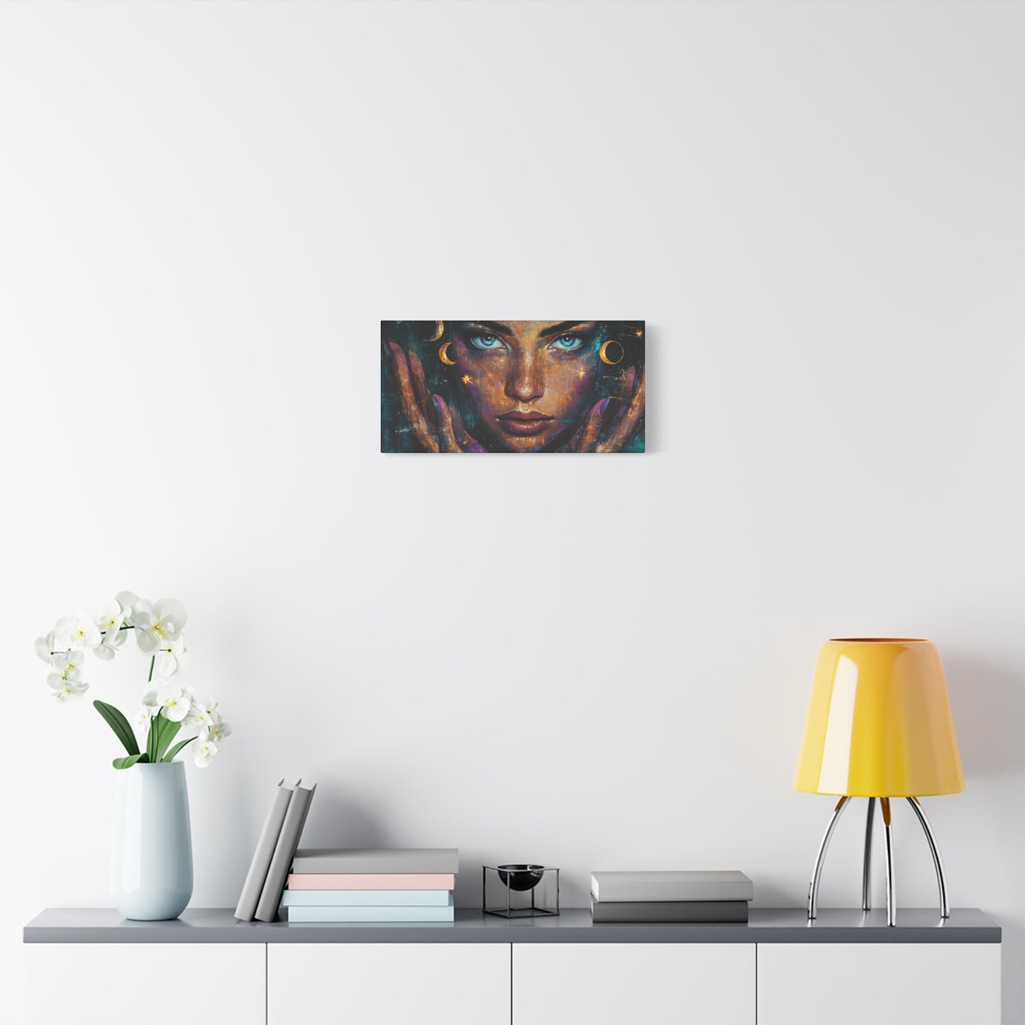 Celestial Canvas Wall Art, Cosmic Decor for Dreamers, Unique Home Decor, Gift for Art Lovers, Astrology Inspired