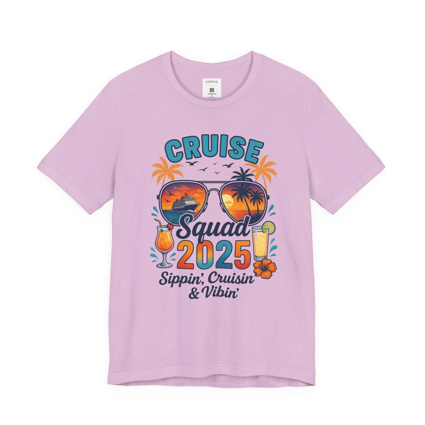 Cruise Squad 2025 Unisex Tee | Vacation Shirt, Summer Apparel, Travel T-Shirt, Beachwear, Family Cruise Shirt
