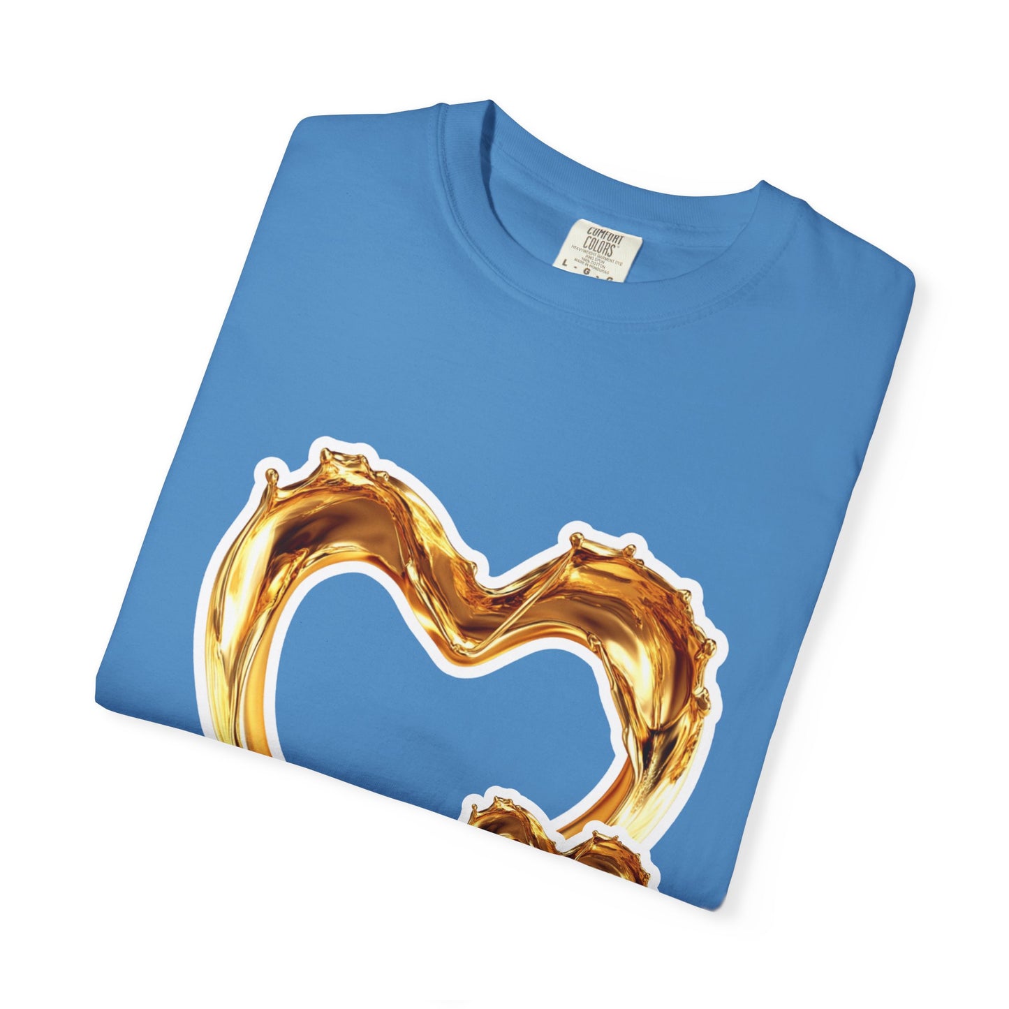 Gold Intertwined Hearts T-shirt