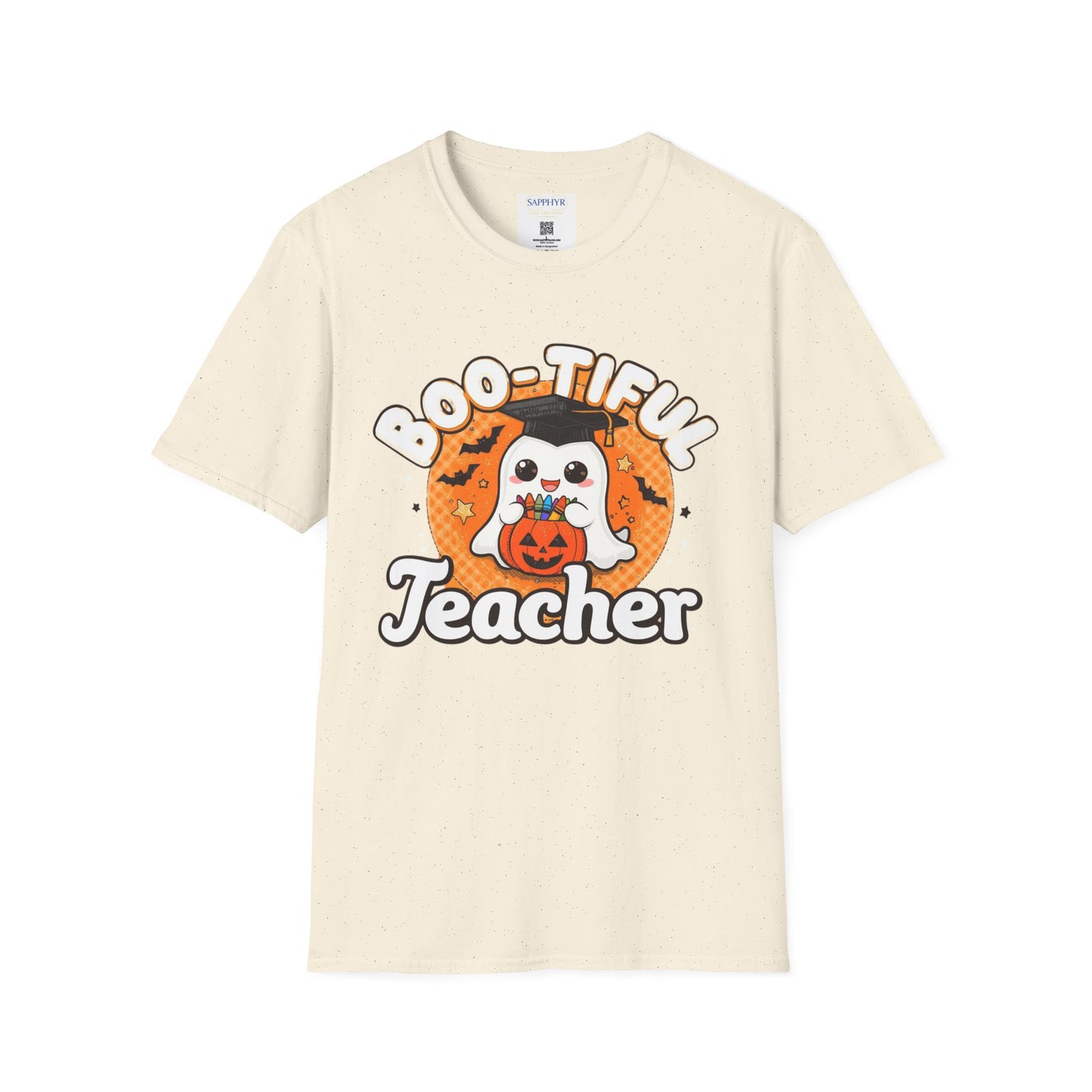Boo-tiful Teacher T-Shirt, Funny Teacher Shirt, Halloween Gift, Unisex Tee, Fall Apparel, Cute Classroom Shirt, Ghost Design