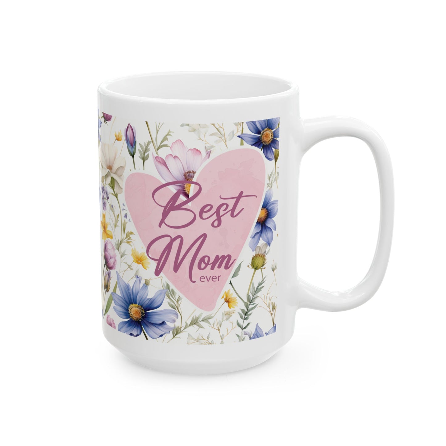 Floral Heart Ceramic Mug | Perfect Gift for Friends & Loved Ones