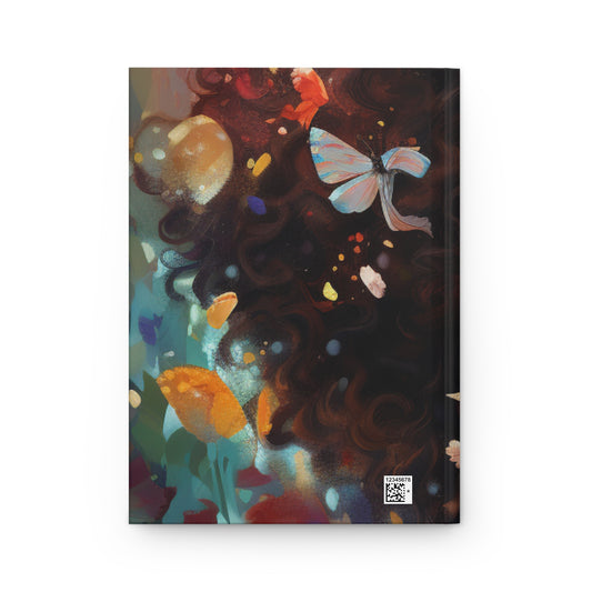 Floral & Butterfly Hardcover Journal - Matte Finish, Women’s Empowerment, Inspirational Gift
