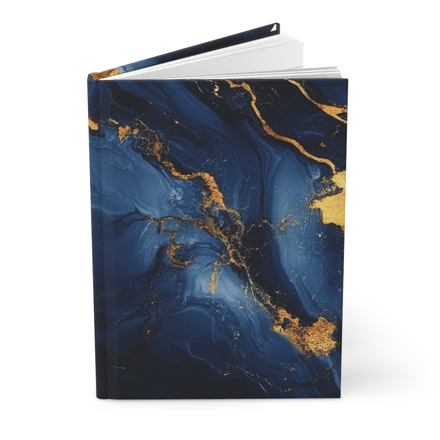 Elegant Navy and Gold Hardcover Journal | Perfect Gift for Writers and Students
