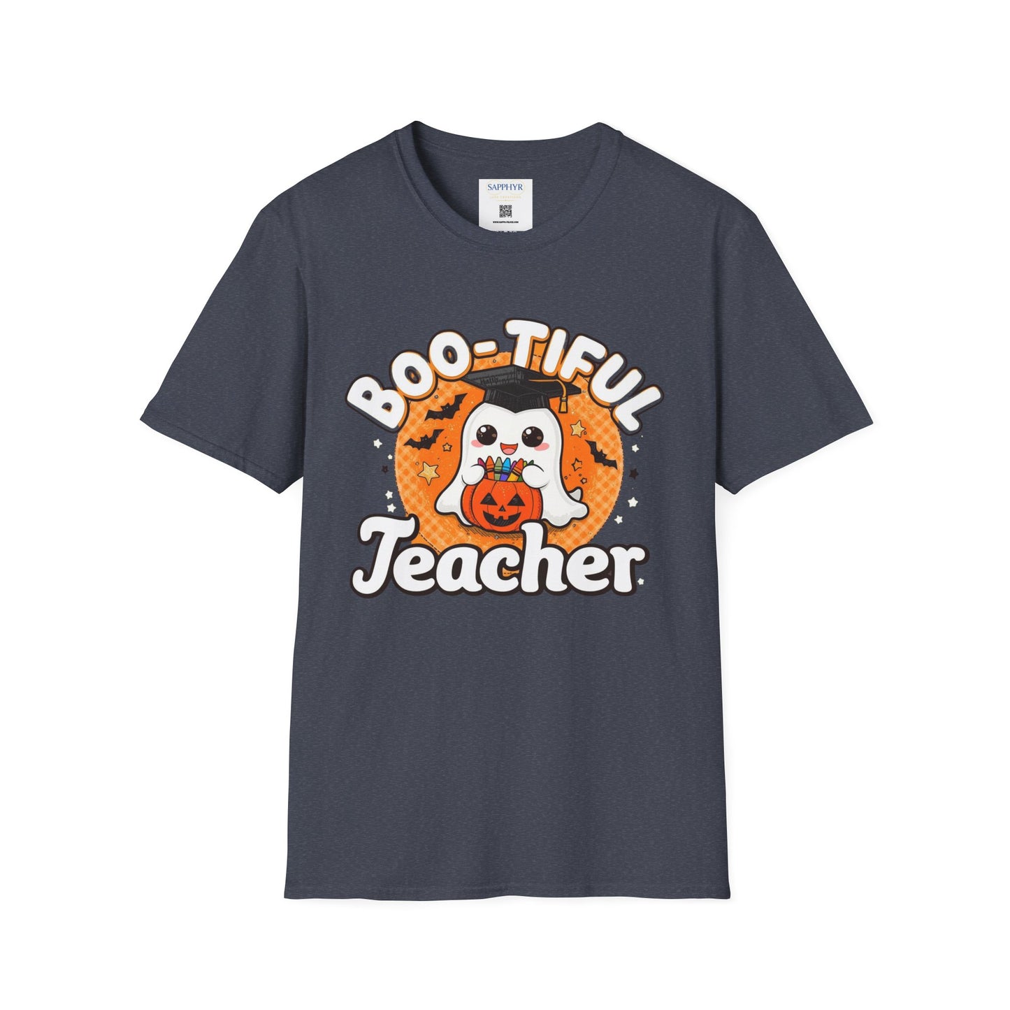 Boo-tiful Teacher T-Shirt, Funny Teacher Shirt, Halloween Gift, Unisex Tee, Fall Apparel, Cute Classroom Shirt, Ghost Design