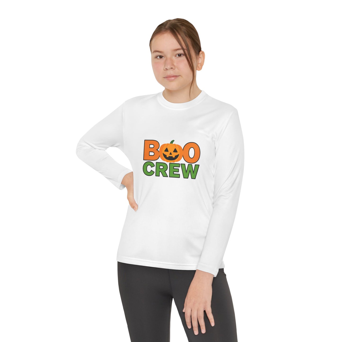 Youth Long Sleeve Boo CrewTee