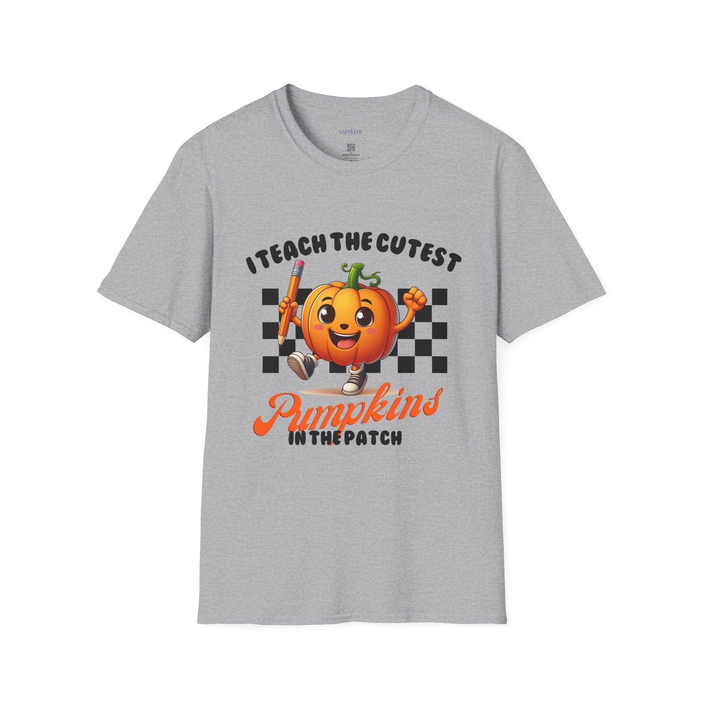 Pumpkin Teacher T-Shirt, Fall Apparel, Autumn Vibes, Halloween Gift, Cute Teacher Shirt, Back to School Tee