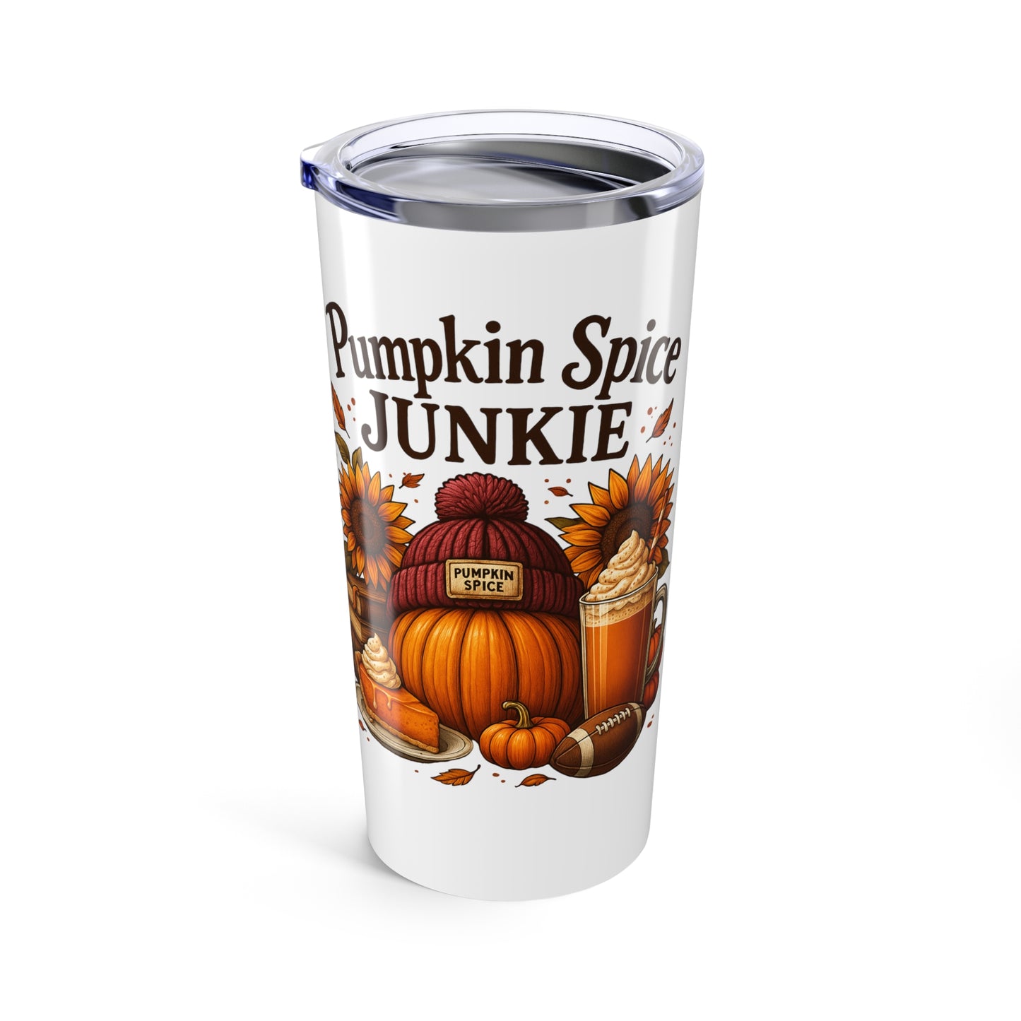 Pumpkin Spice Love Tumbler 20oz | Fall Coffee Mug | Seasonal Gift | Autumn Vibes | Perfect for Coffee Lovers | Thanksgiving Decor