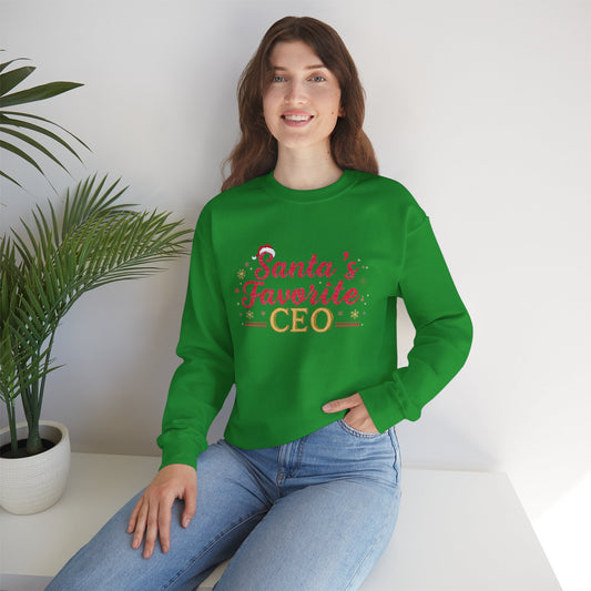 Santa's Favorite CEO Christmas Sweatshirt