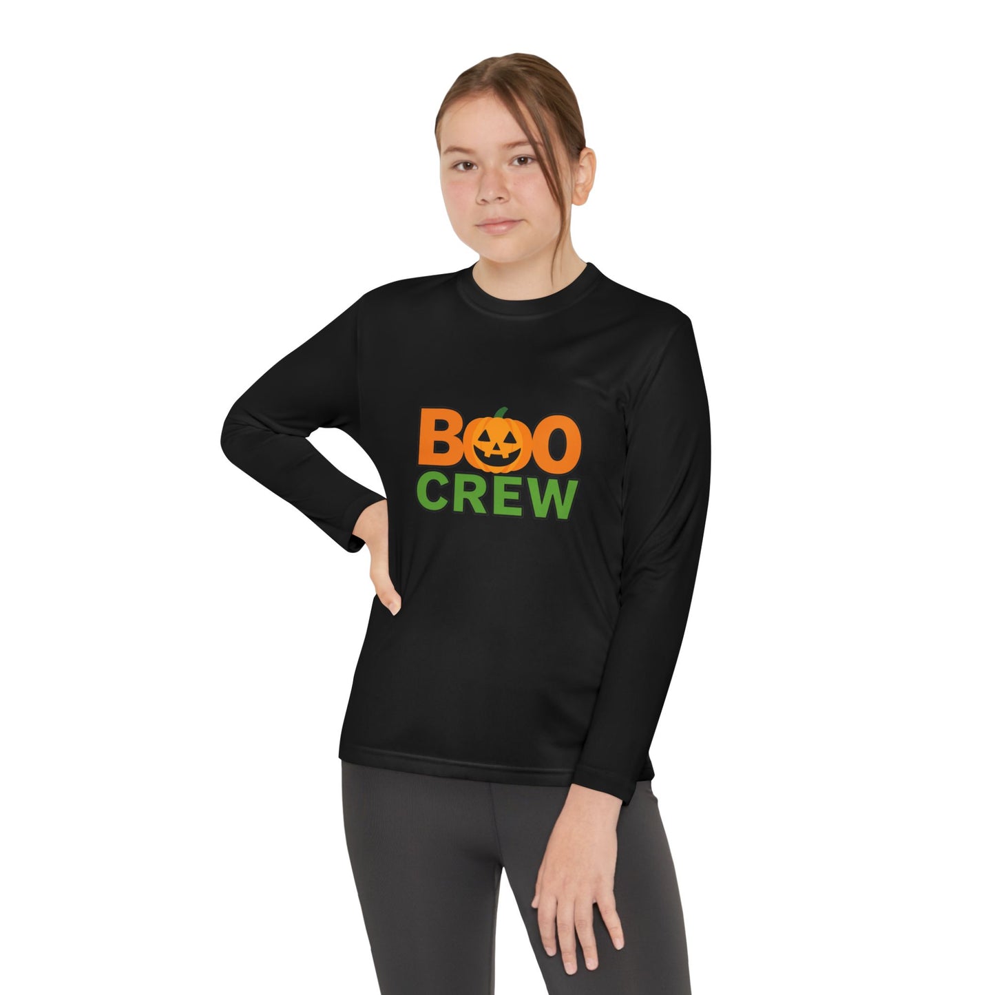 Youth Long Sleeve Boo CrewTee