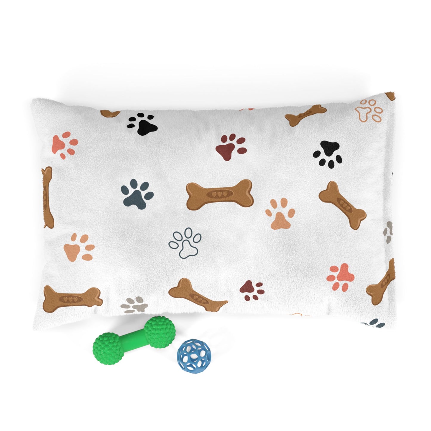 Cozy Dog Bed, Stylish Pet Bed for Dogs, Cute Puppy Bedding, Dog Lover Gift, Soft Pet Cushion, Paw Print Design