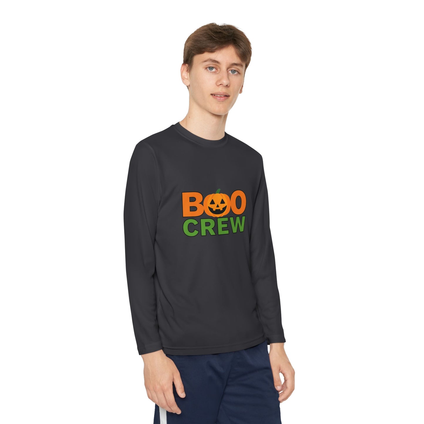 Youth Long Sleeve Boo CrewTee