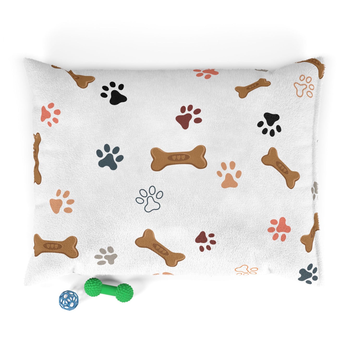 Cozy Dog Bed, Stylish Pet Bed for Dogs, Cute Puppy Bedding, Dog Lover Gift, Soft Pet Cushion, Paw Print Design