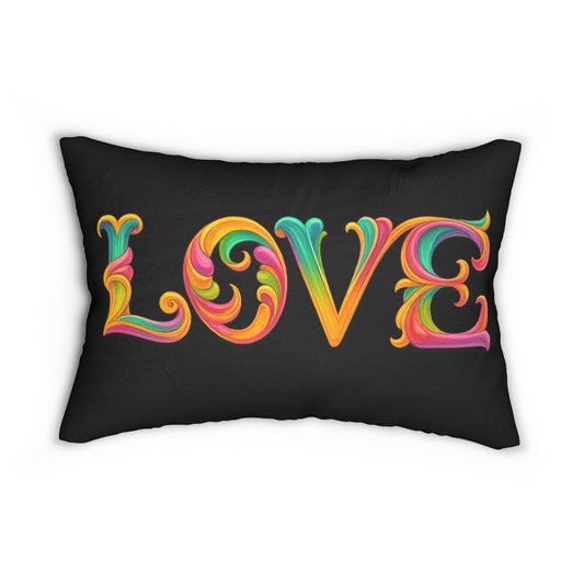 Spun Polyester Lumbar Pillow