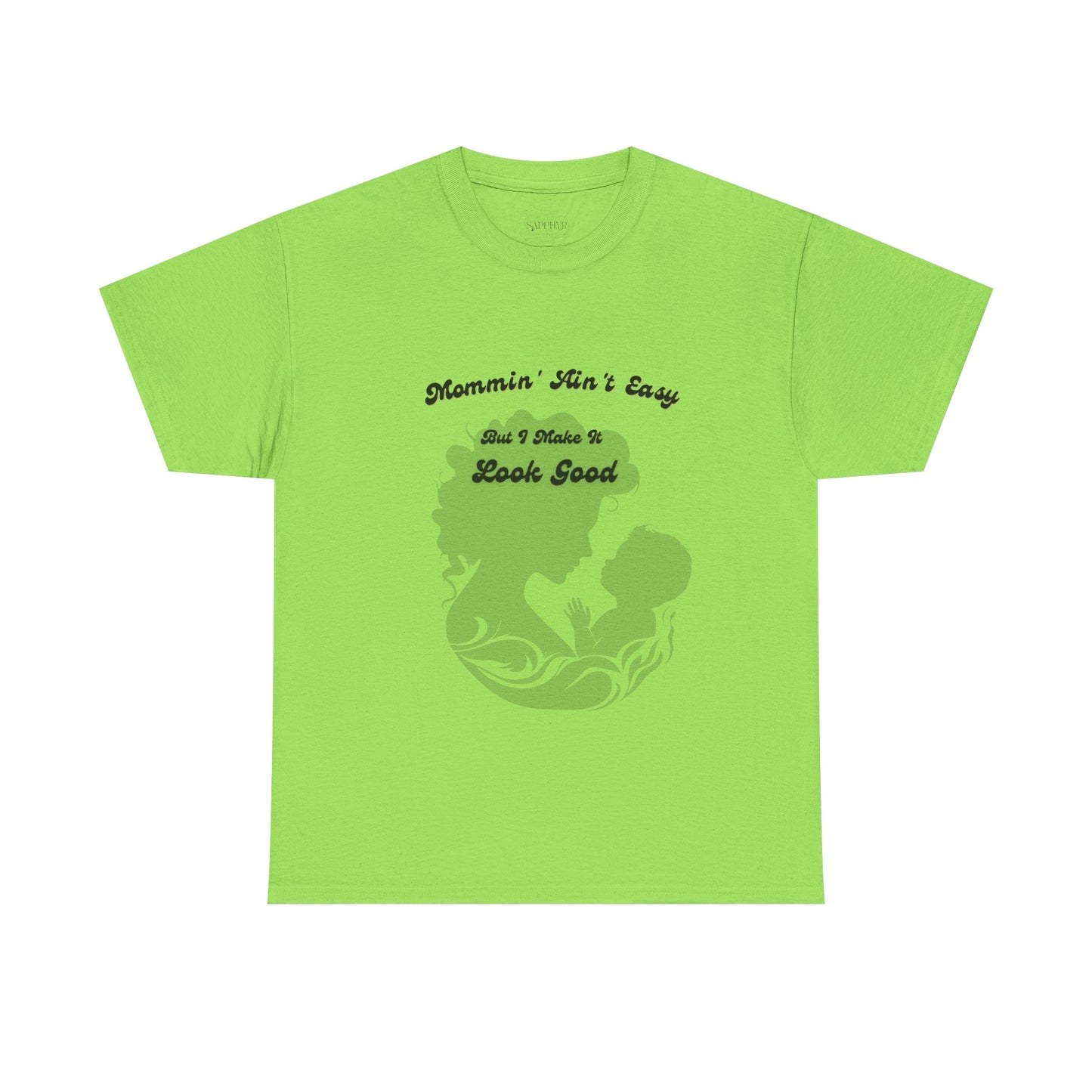 Mommin' Ain't Easy Unisex Heavy Cotton Tee - Perfect Gift for Moms