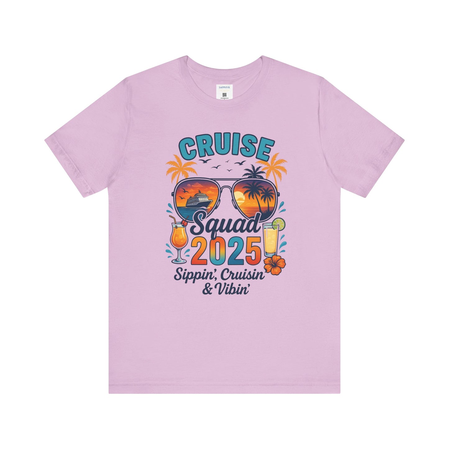 Cruise Squad 2025 Unisex Tee | Vacation Shirt, Summer Apparel, Travel T-Shirt, Beachwear, Family Cruise Shirt