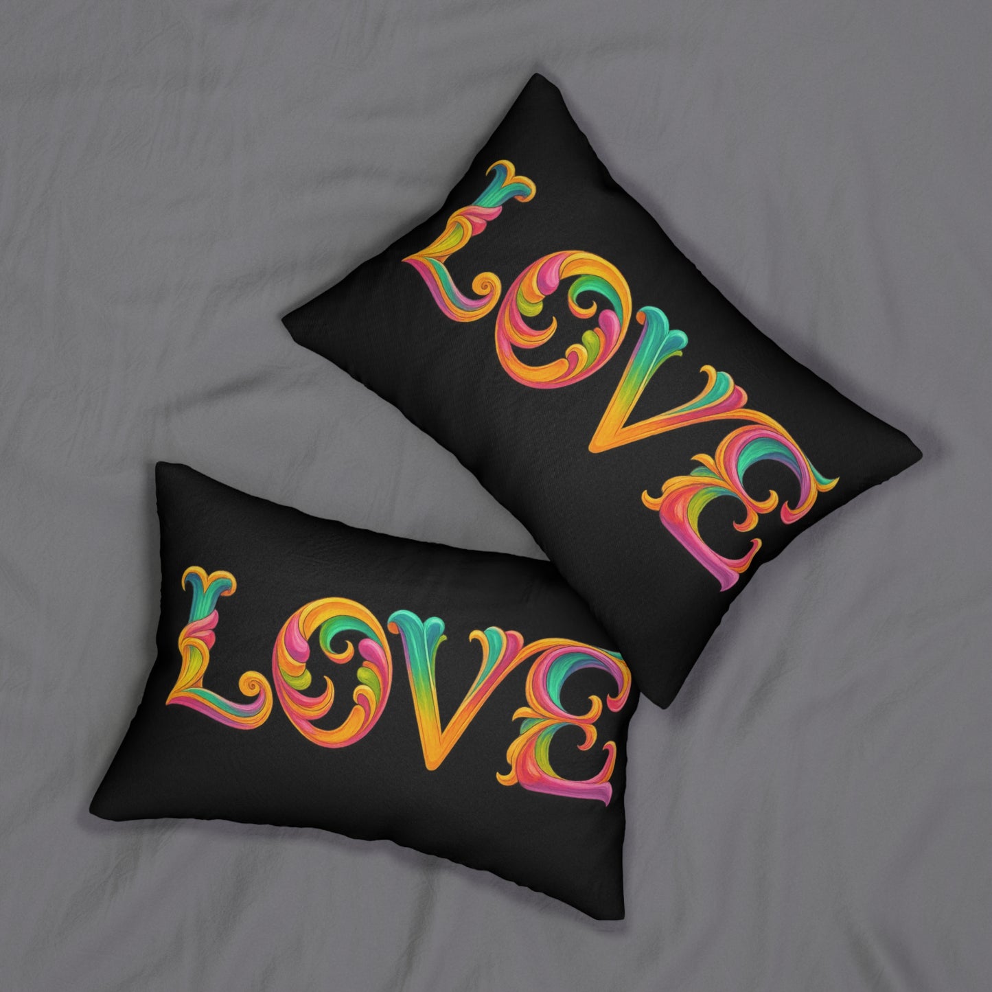 Spun Polyester Lumbar Pillow