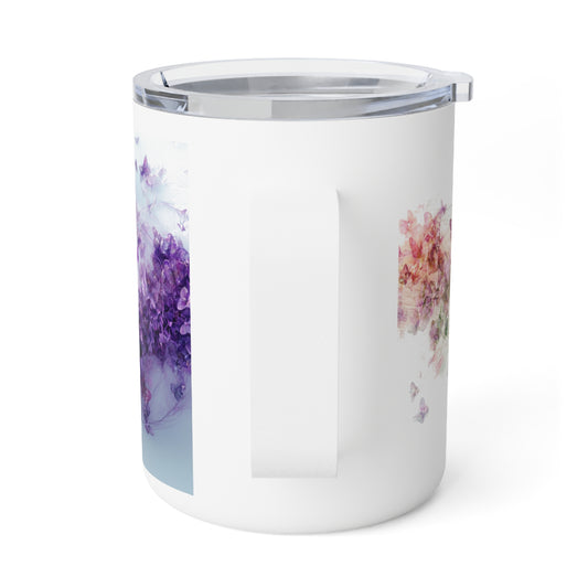 Warm Heart Floral Insulated Coffee Mug - 10oz