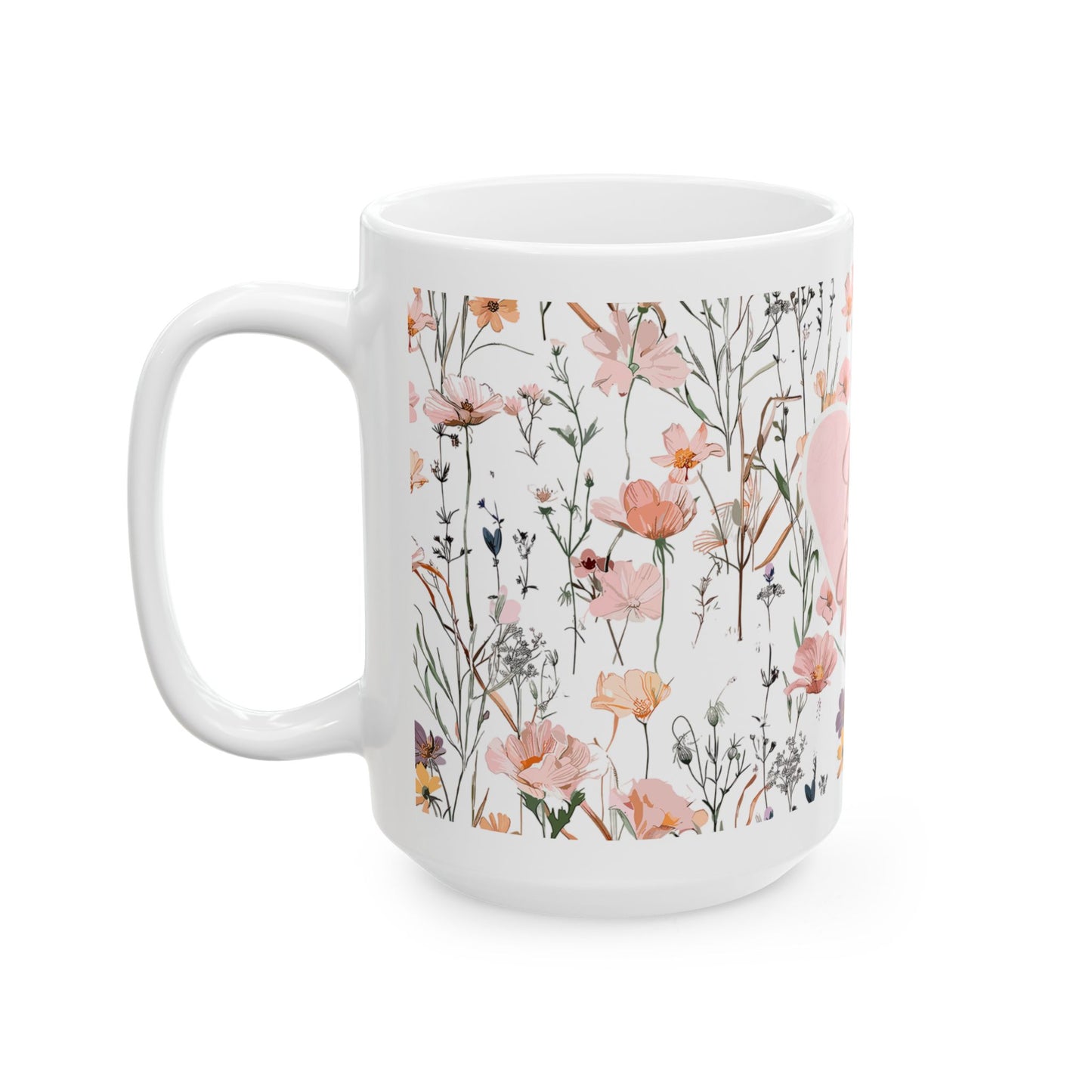 Best Mom Ever Floral Ceramic Mug - Perfect Gift for Mother's Day