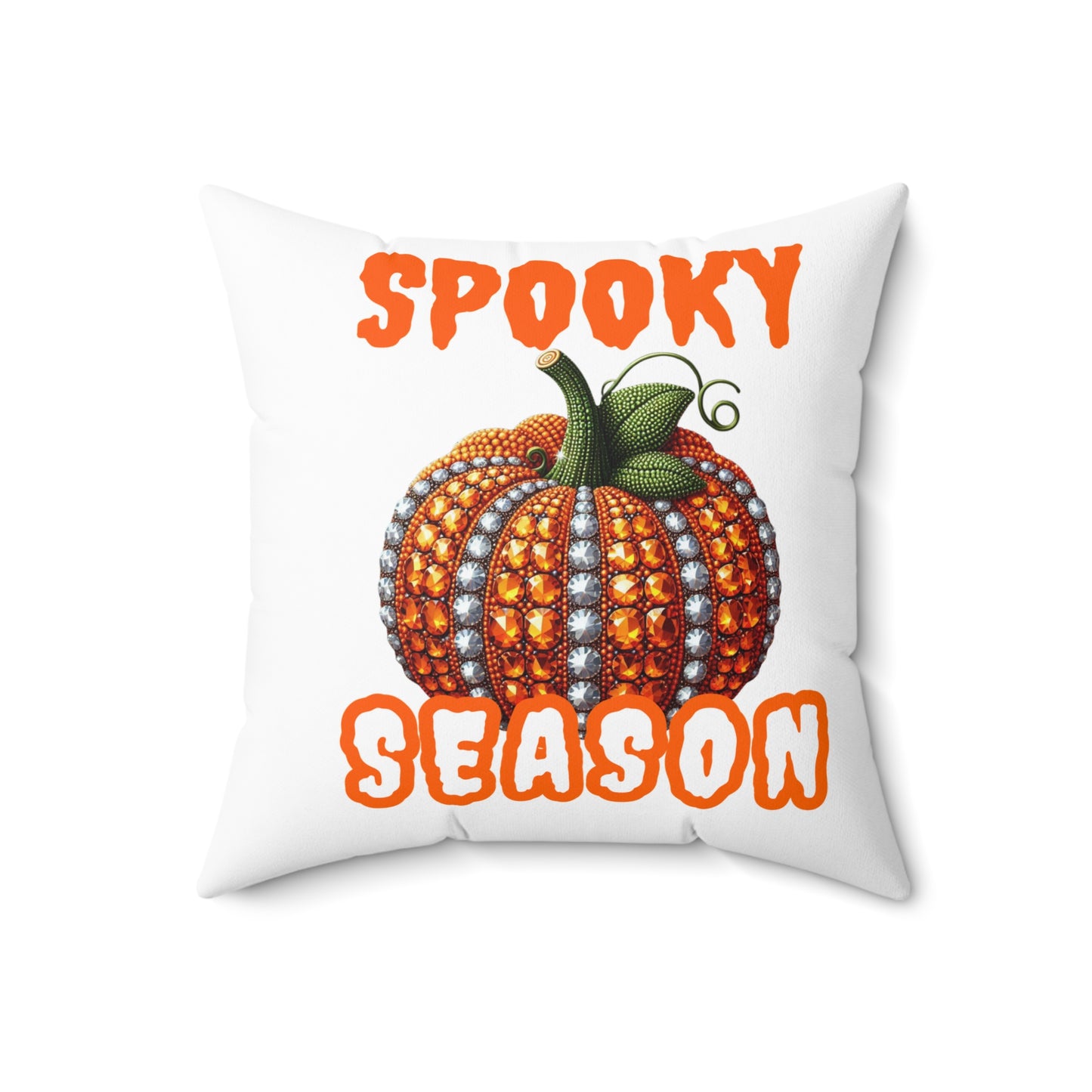 Halloween Decorative Pillow, Spooky Season Cushion, Fall Home Decor, Pumpkin Throw Pillow, Holiday Gift Idea