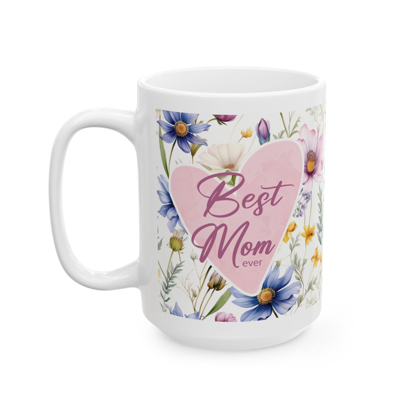 Floral Heart Ceramic Mug | Perfect Gift for Friends & Loved Ones