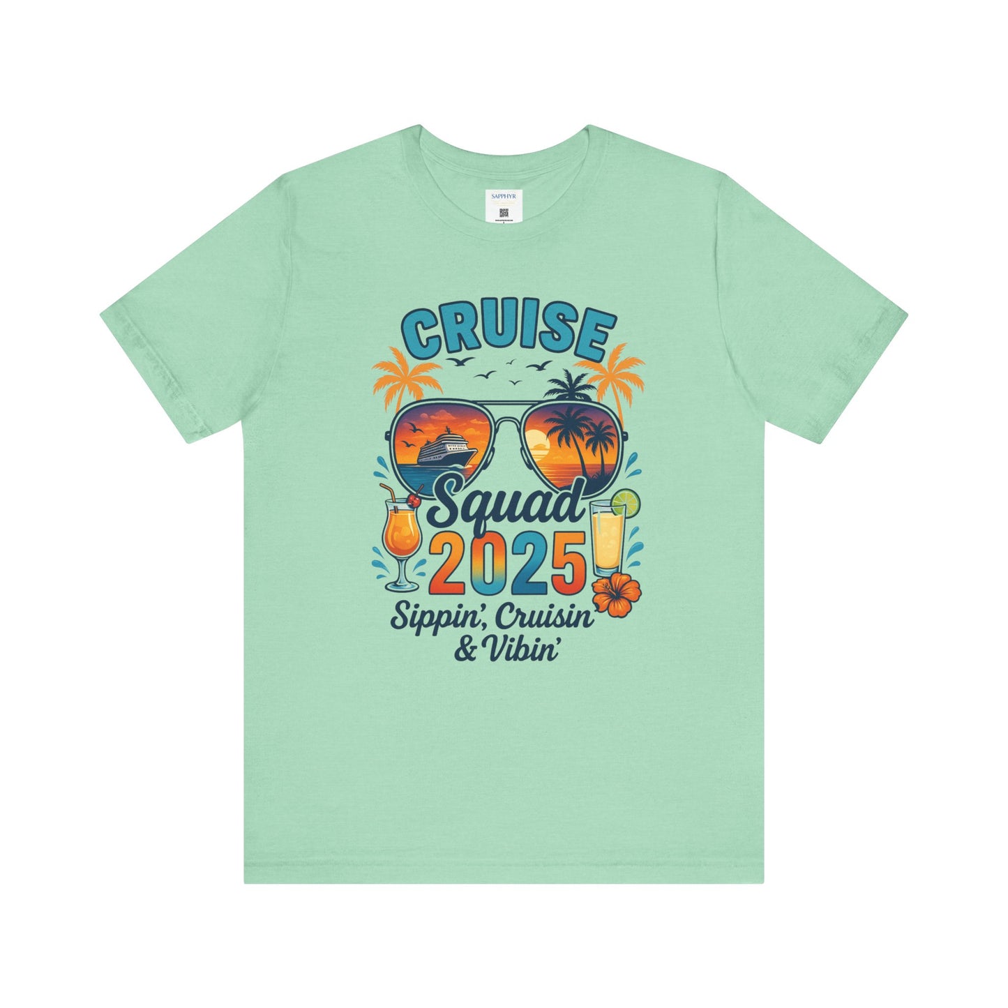 Cruise Squad 2025 Unisex Tee | Vacation Shirt, Summer Apparel, Travel T-Shirt, Beachwear, Family Cruise Shirt
